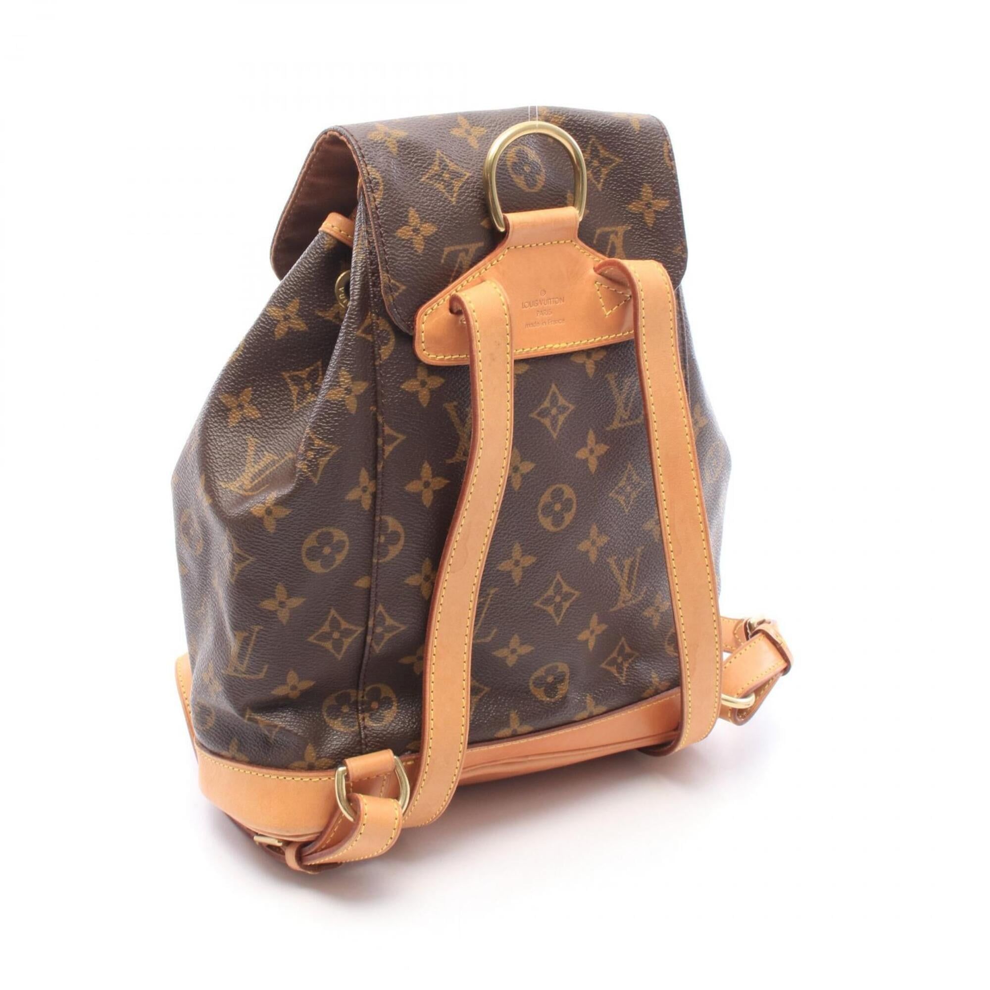 Coated Canvas Leather Backpack (Pre-Owned) - Louis Vuitton - Modalova
