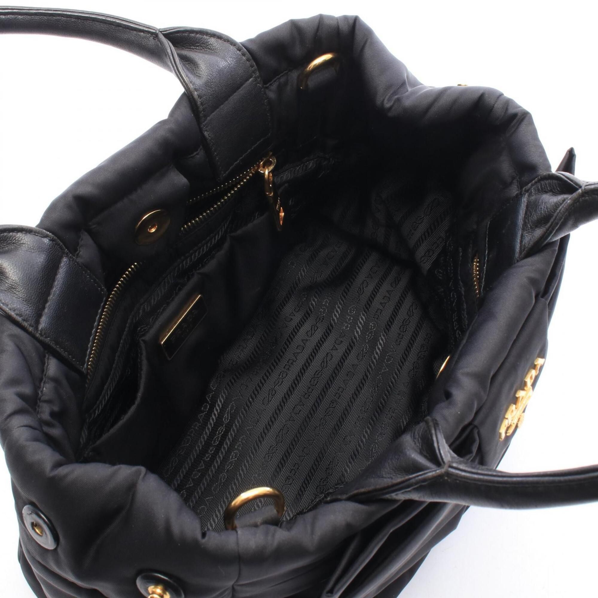 Nylon Leather Handbag (Pre-Owned) - Prada - Modalova