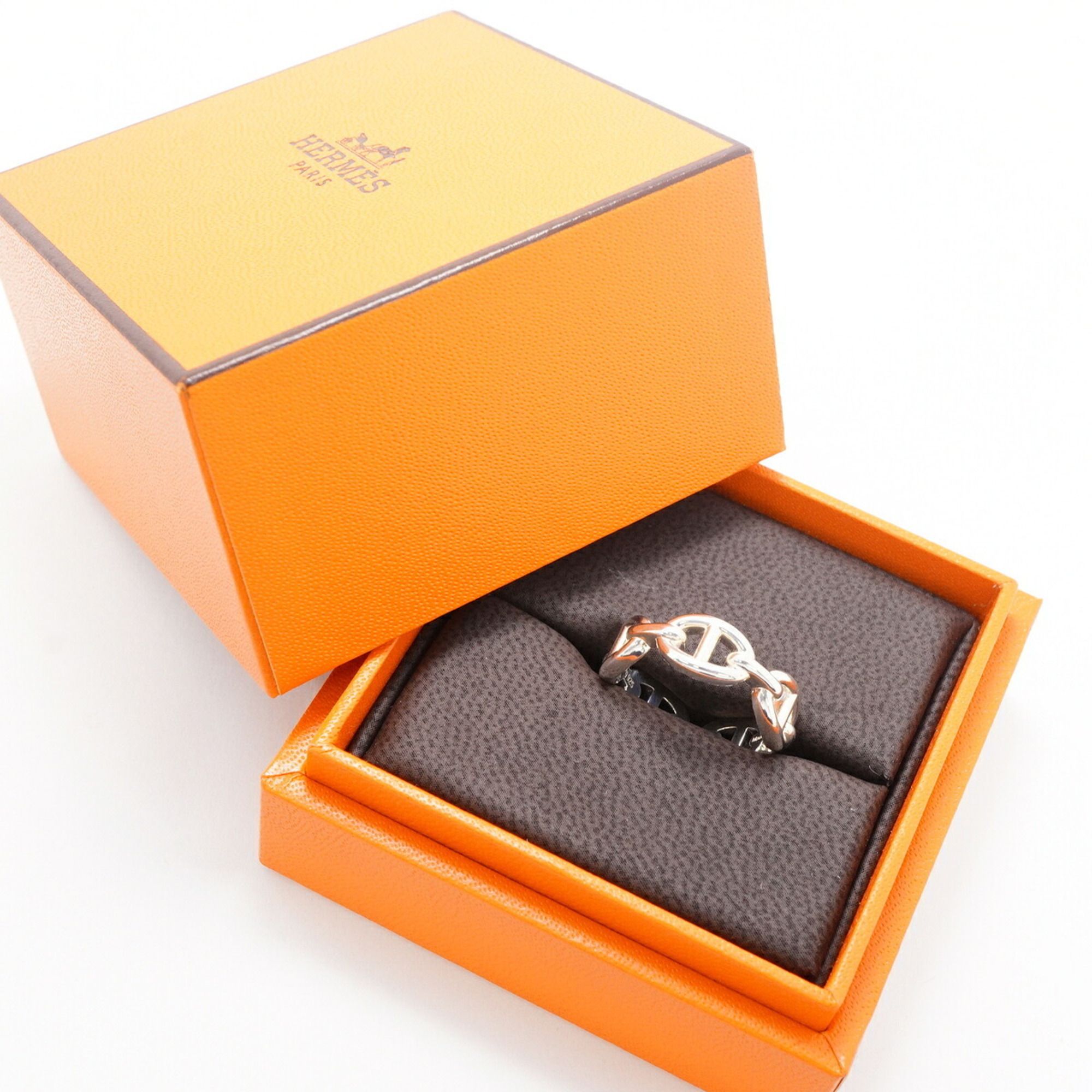 Silver 925 Band Ring (Pre-Owned) - Hermes - Modalova