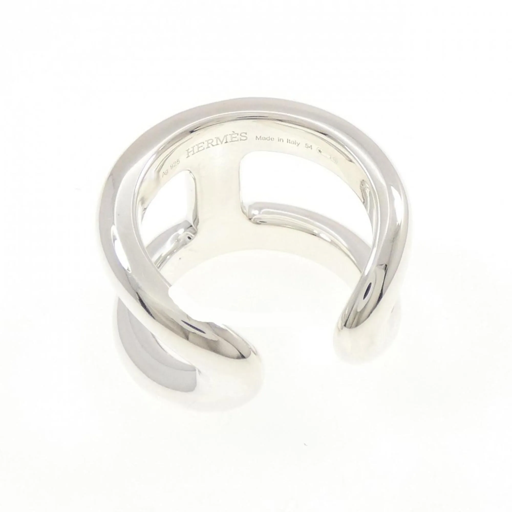 Silver 925 Band Ring (Pre-Owned) - Hermes - Modalova