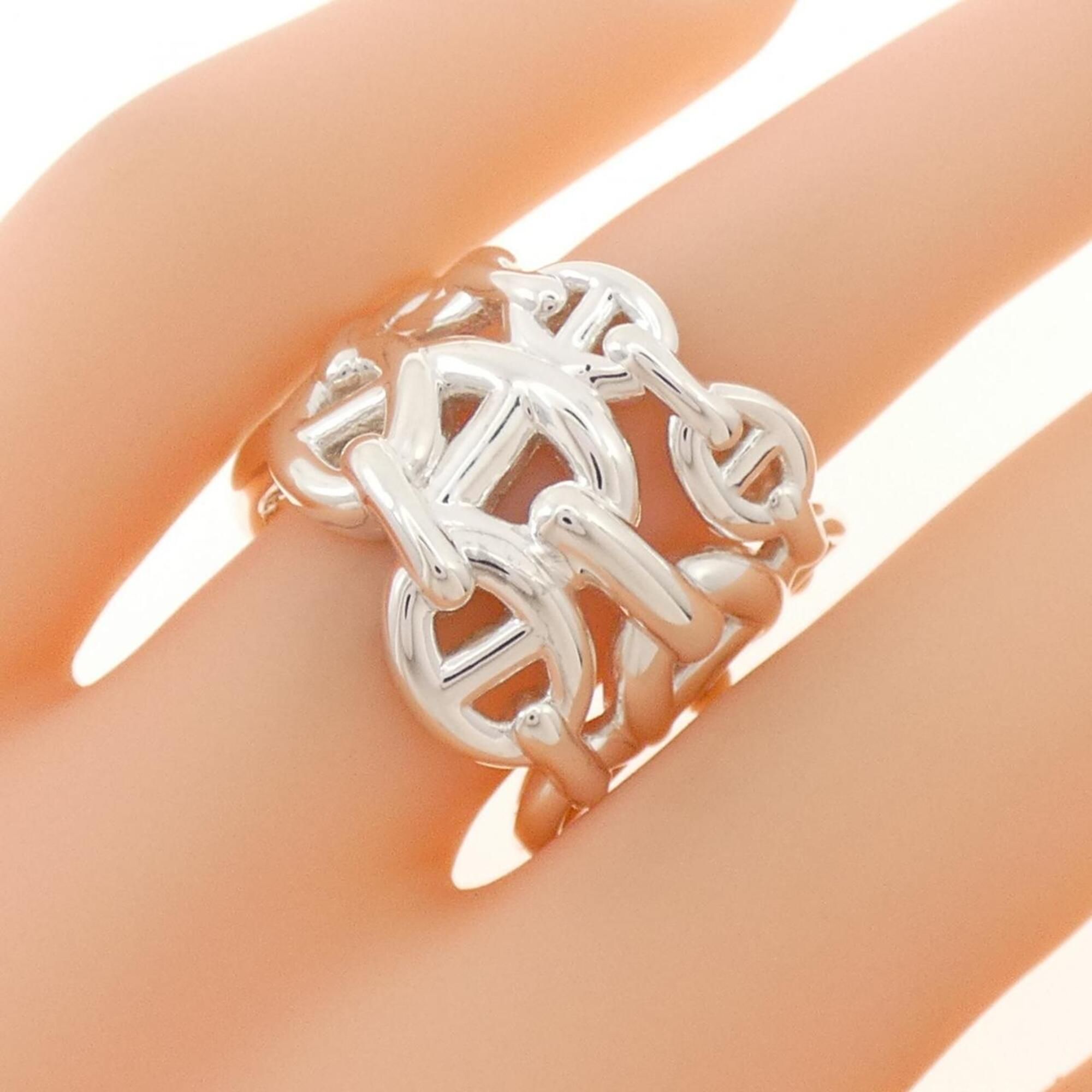 Silver 925 Band Ring (Pre-Owned) - Hermes - Modalova