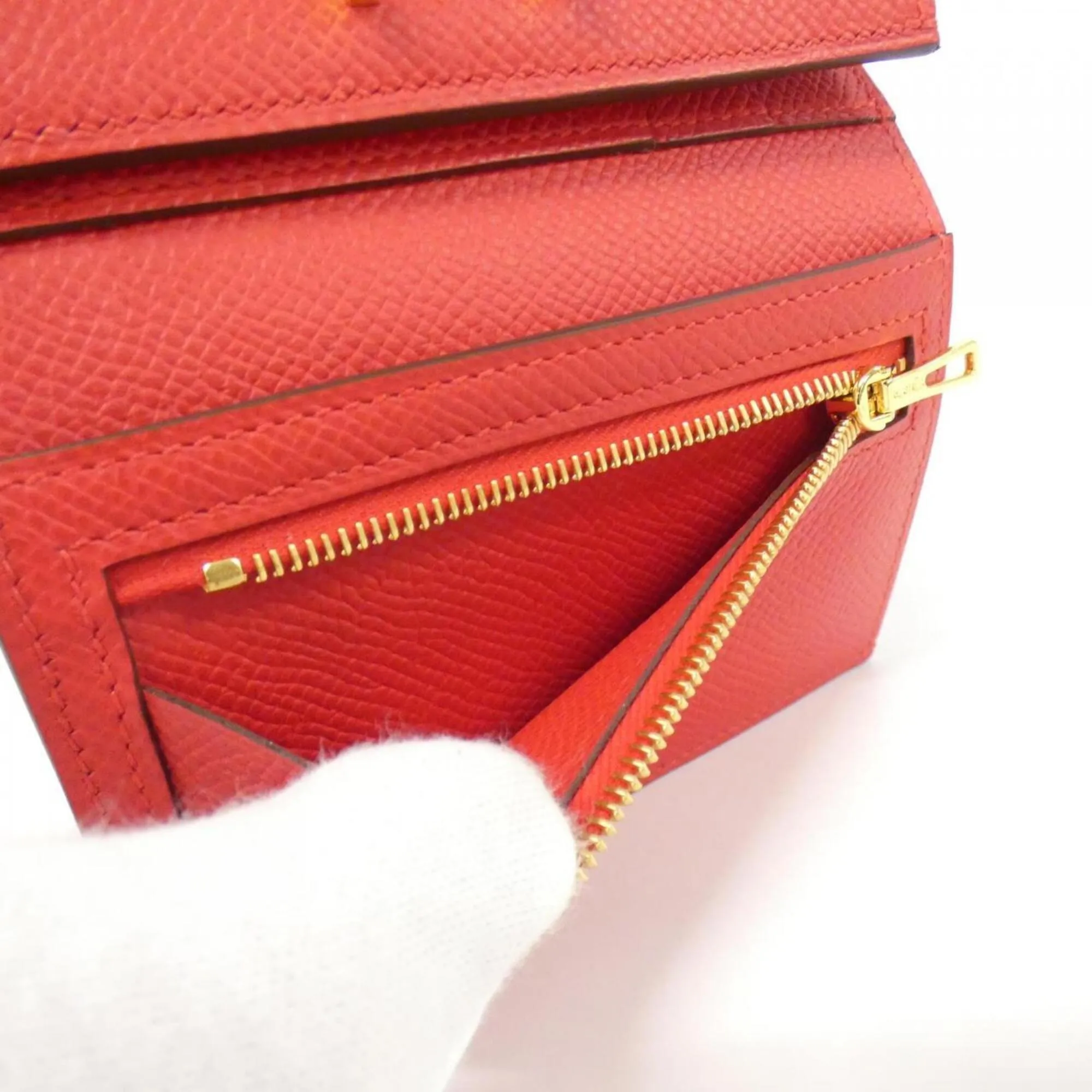 Epsom Leather Wallet (Tri-Fold) (Pre-Owned) - Hermes - Modalova