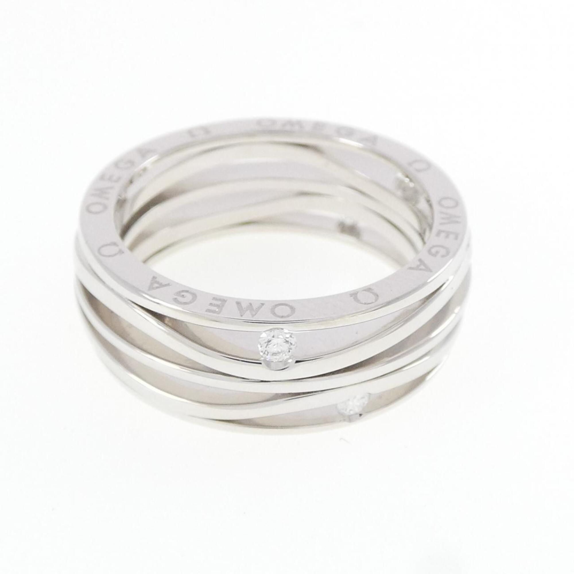 White Gold (18K) Band Ring (Pre-Owned) - Omega - Modalova
