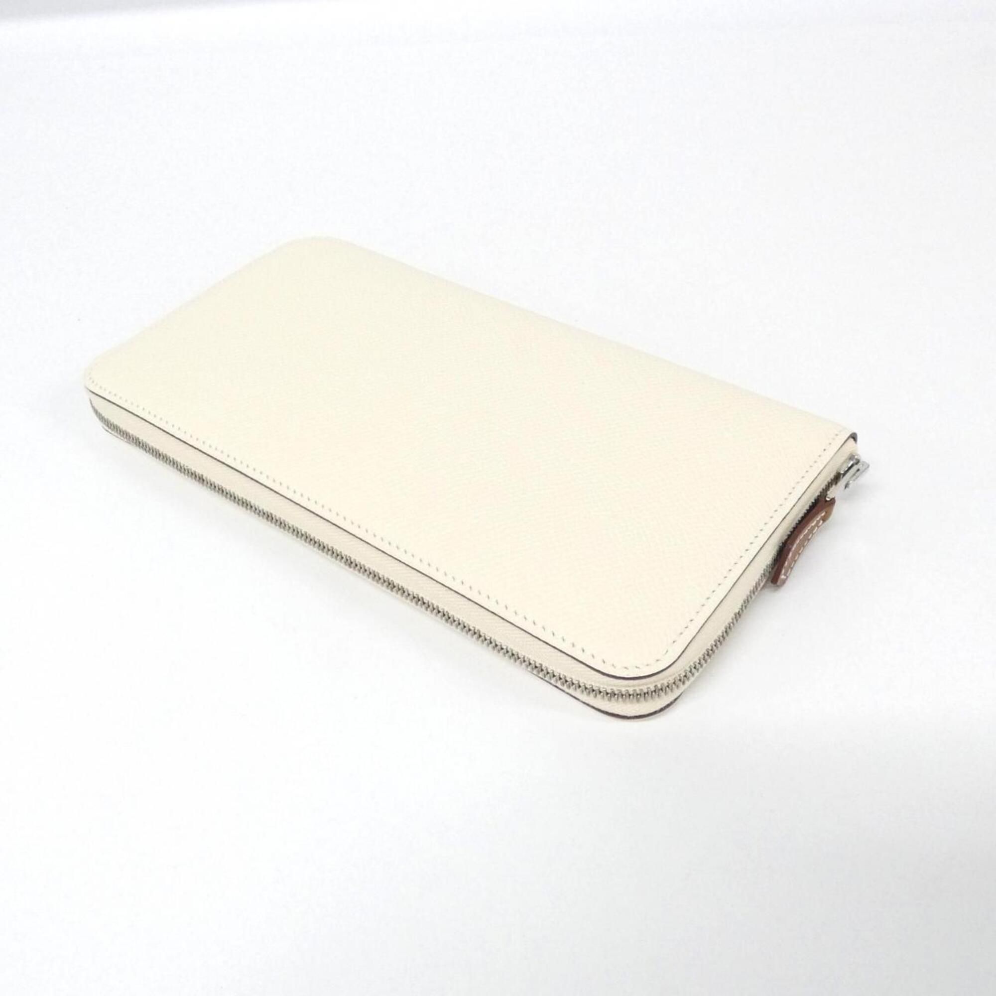 Silk Epsom Leather Long Wallet (Bi-Fold) (Pre-Owned) - Hermes - Modalova