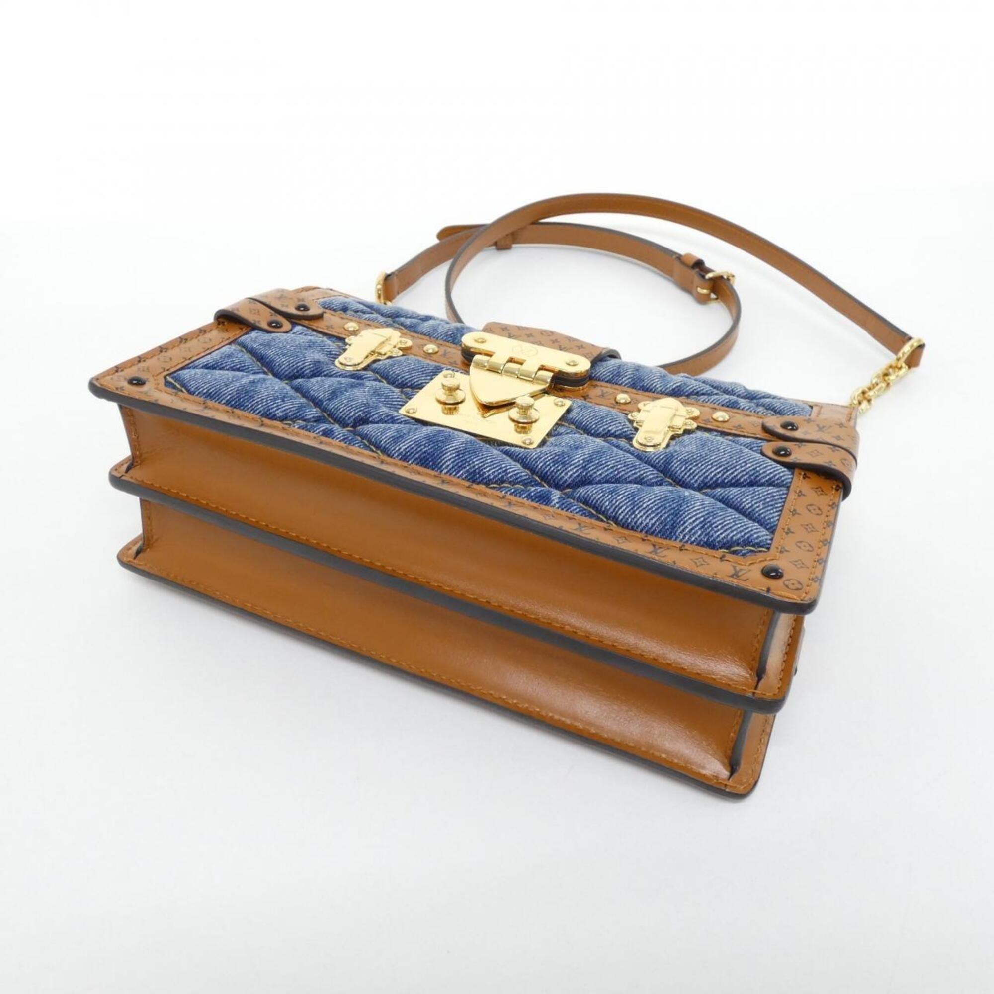 Denim Leather Shoulder Bag (Pre-Owned) - Louis Vuitton - Modalova
