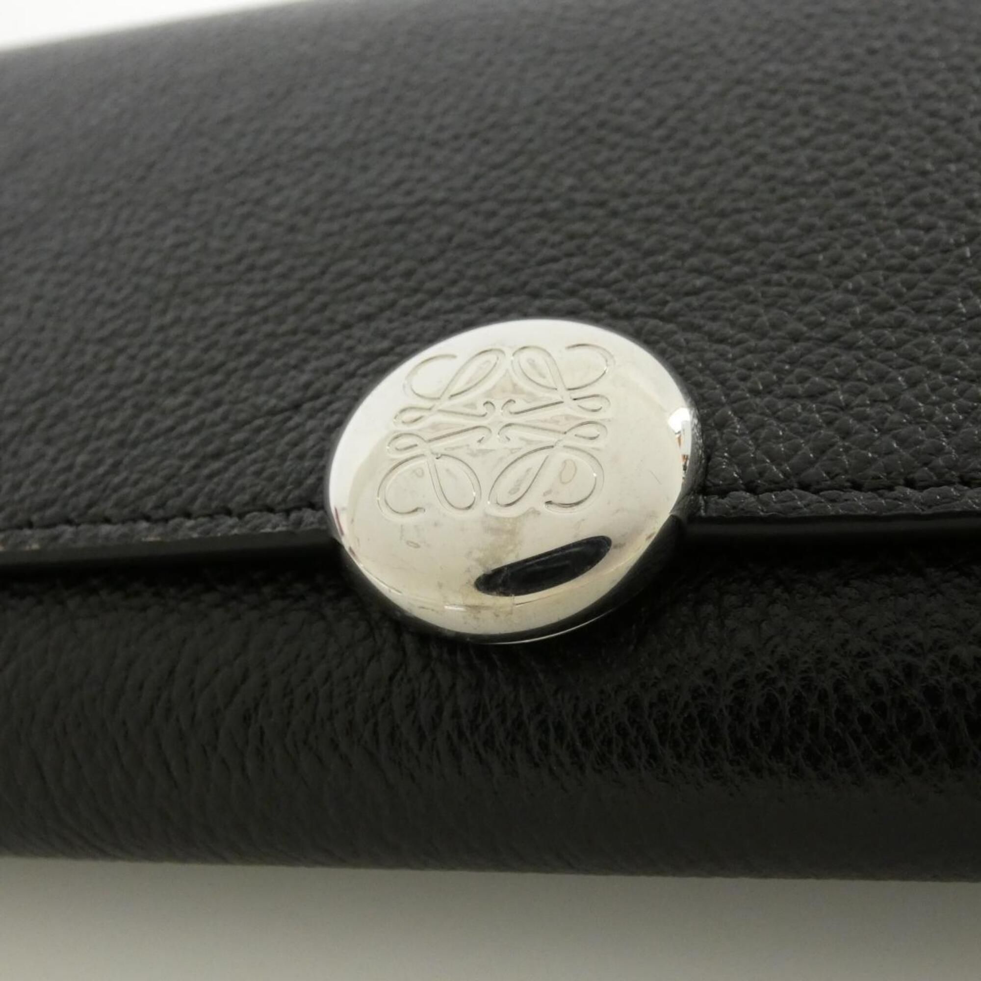 Leather Long Wallet (Bi-Fold) (Pre-Owned) - Loewe - Modalova