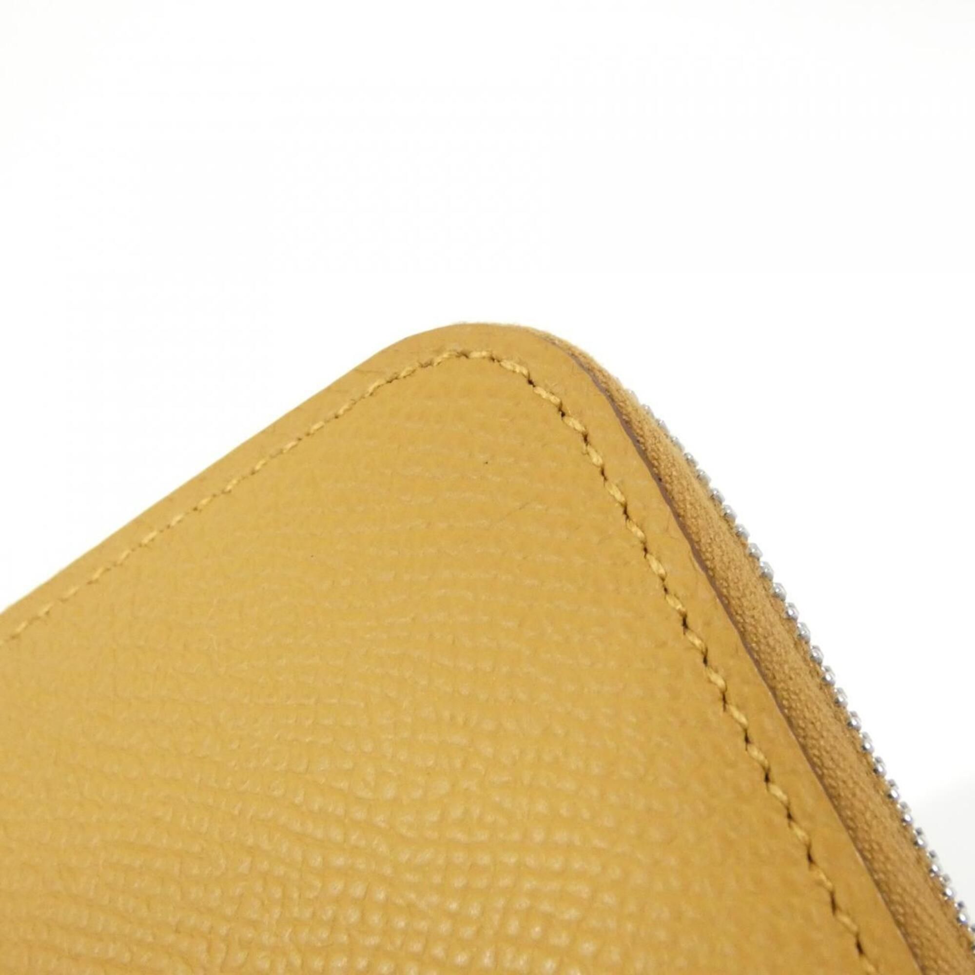 Silk Epsom Leather Long Wallet (Bi-Fold) (Pre-Owned) - Hermes - Modalova