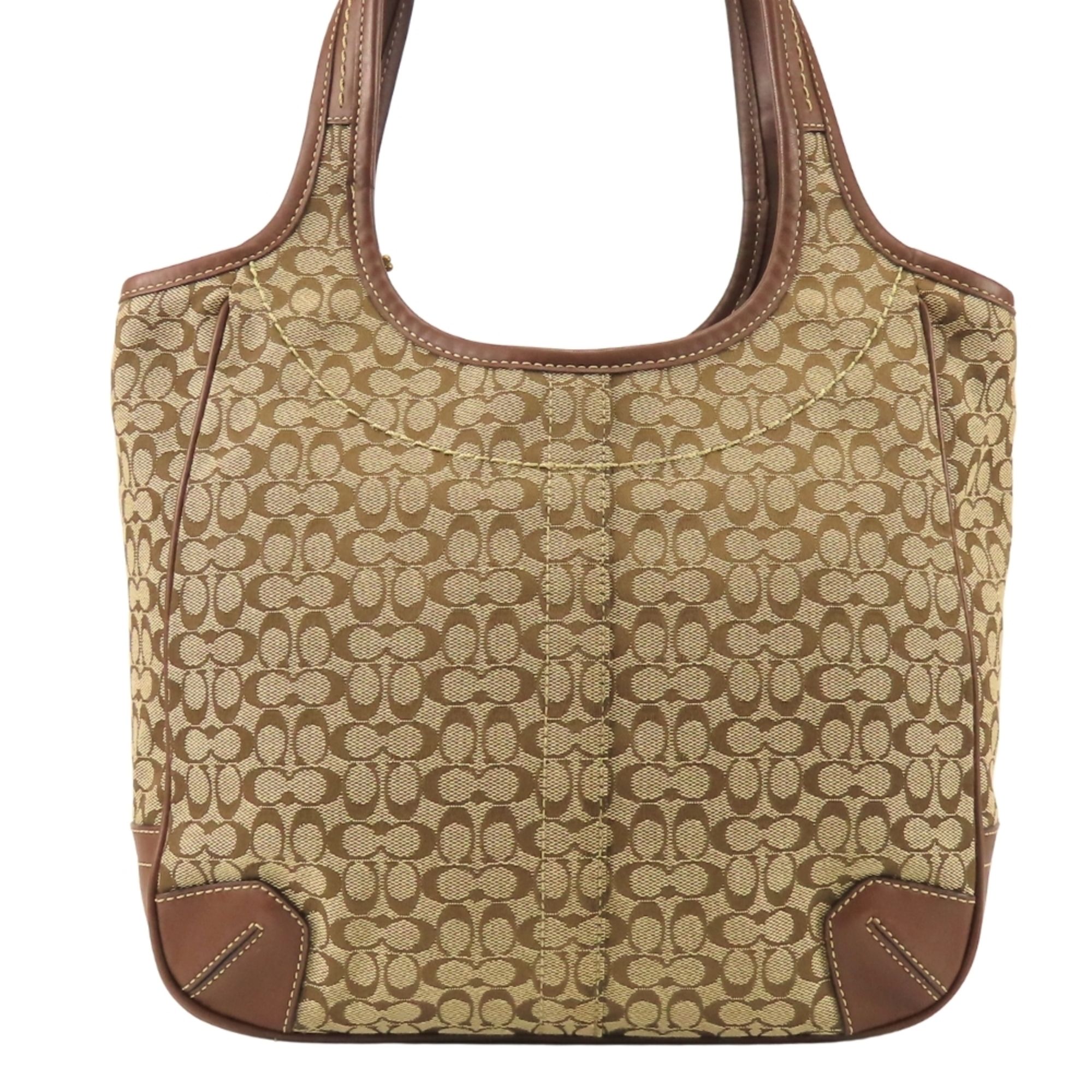 Canvas Leather Shoulder Bag (Pre-Owned) - Coach - Modalova