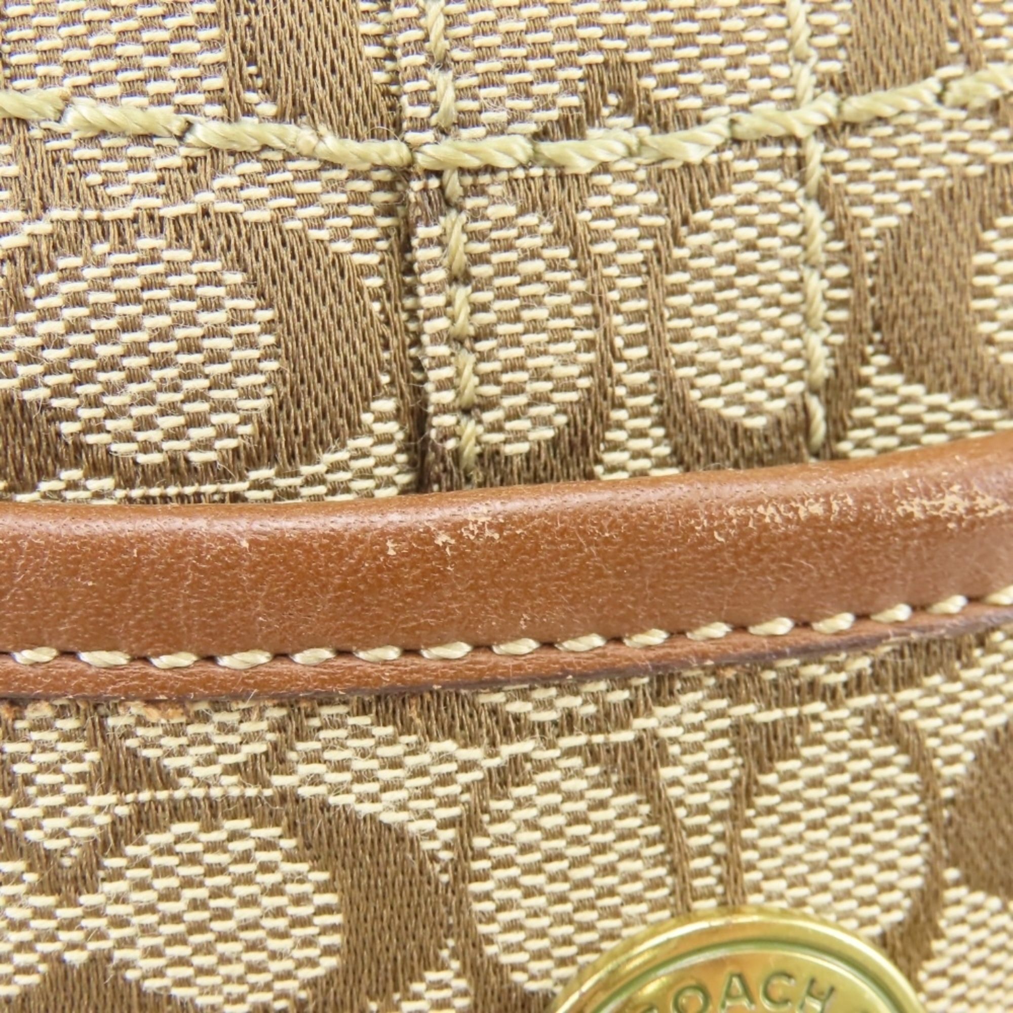 Canvas Leather Shoulder Bag (Pre-Owned) - Coach - Modalova