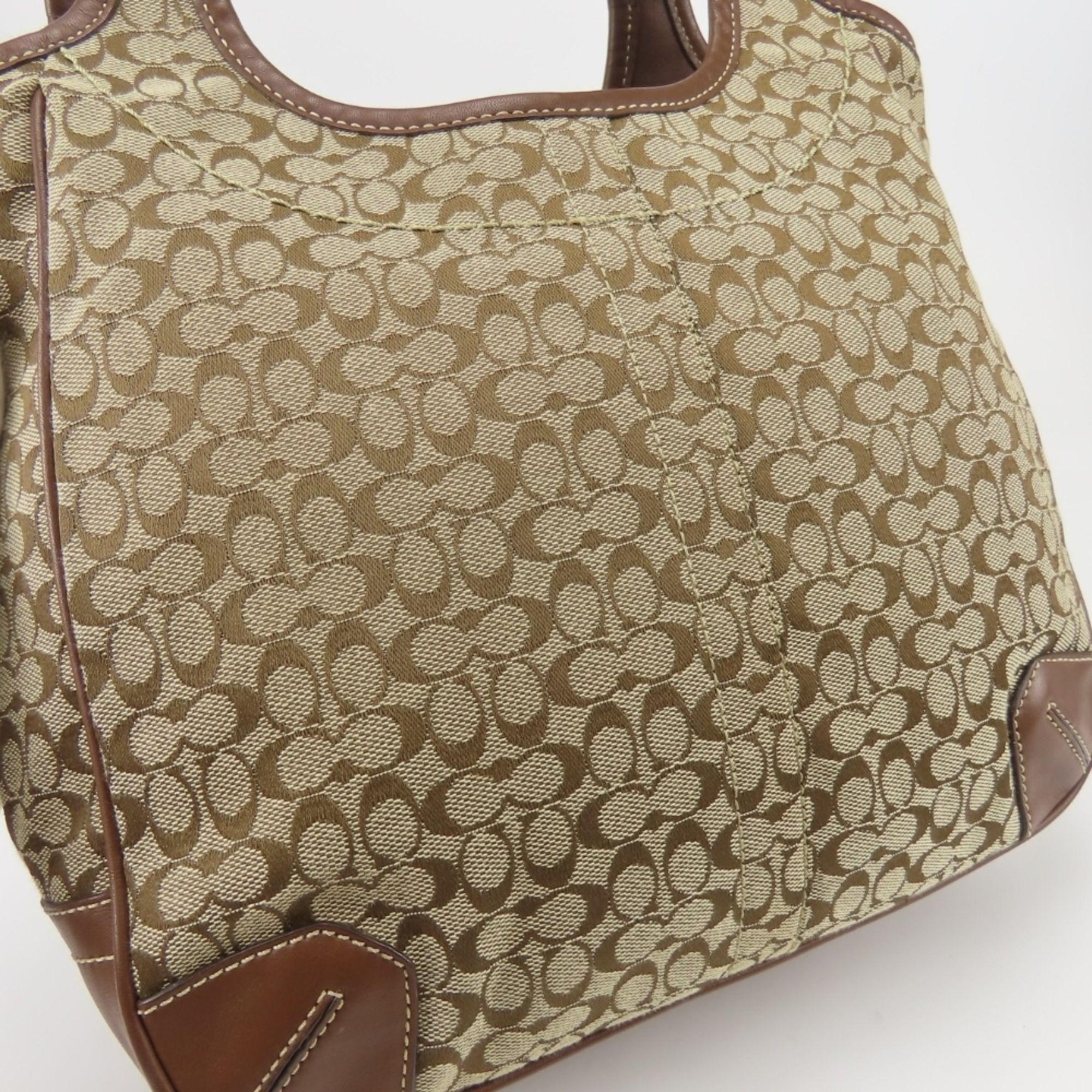 Canvas Leather Shoulder Bag (Pre-Owned) - Coach - Modalova