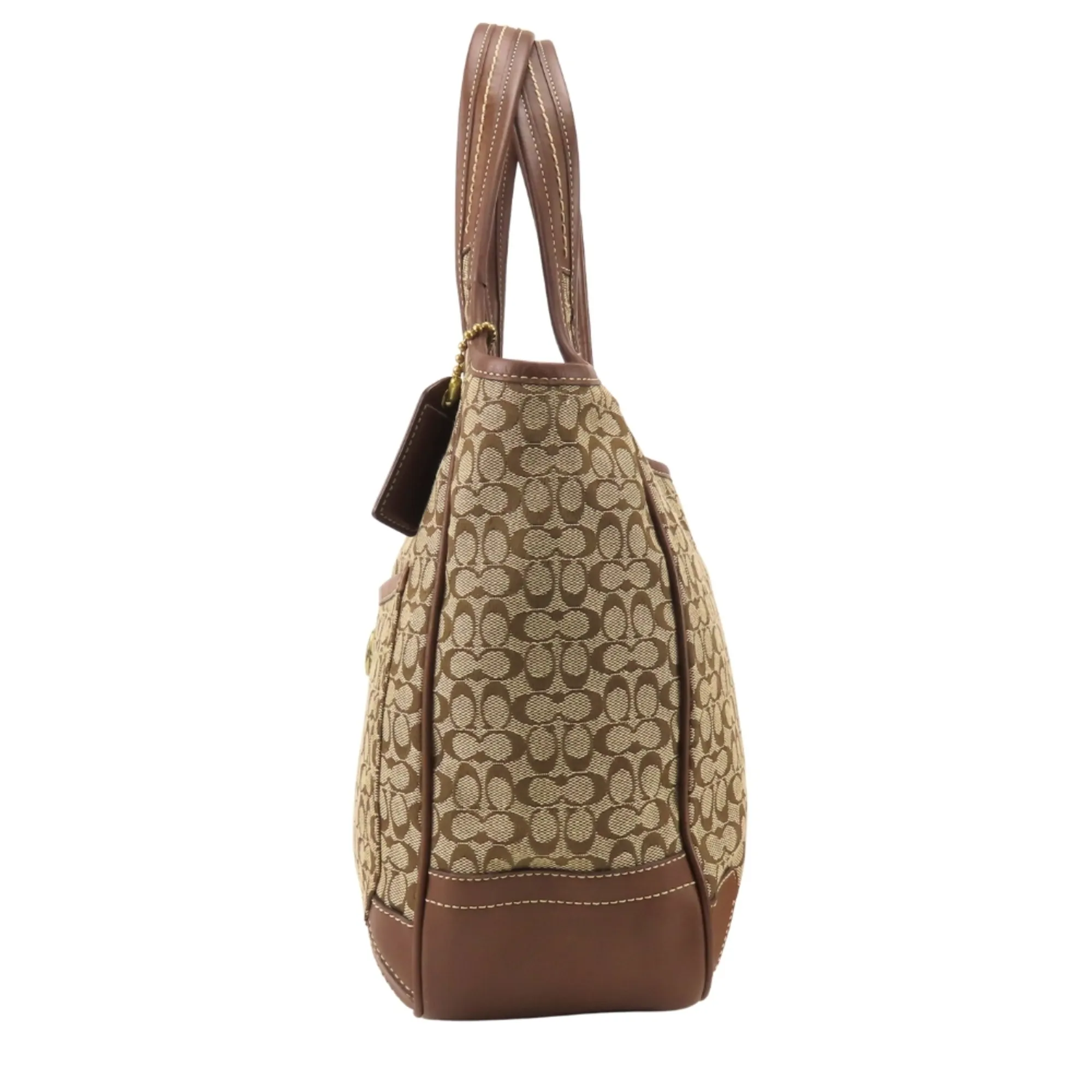 Canvas Leather Shoulder Bag (Pre-Owned) - Coach - Modalova