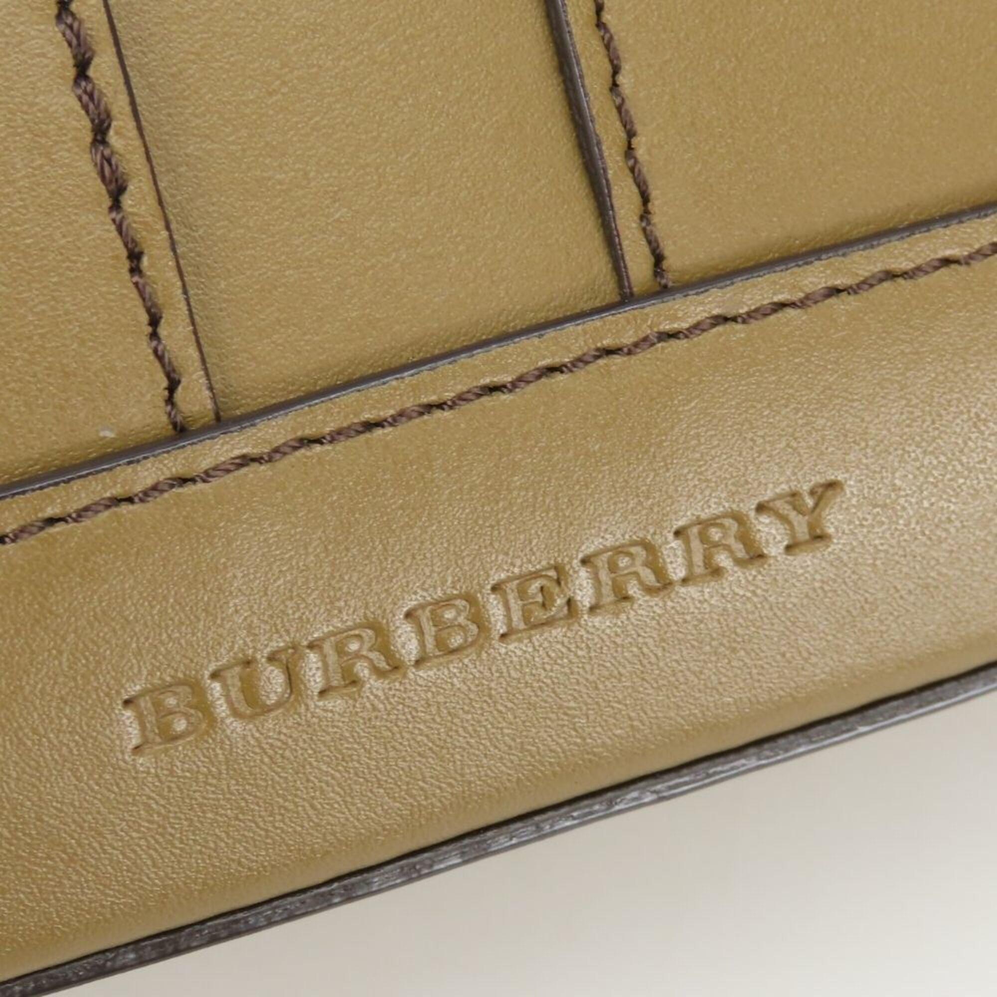 Leather Shoulder Bag (Pre-Owned) - Burberry - Modalova
