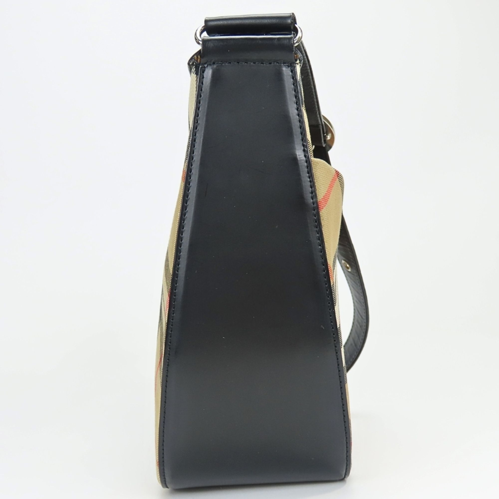 Canvas Leather Shoulder Bag (Pre-Owned) - Burberry - Modalova