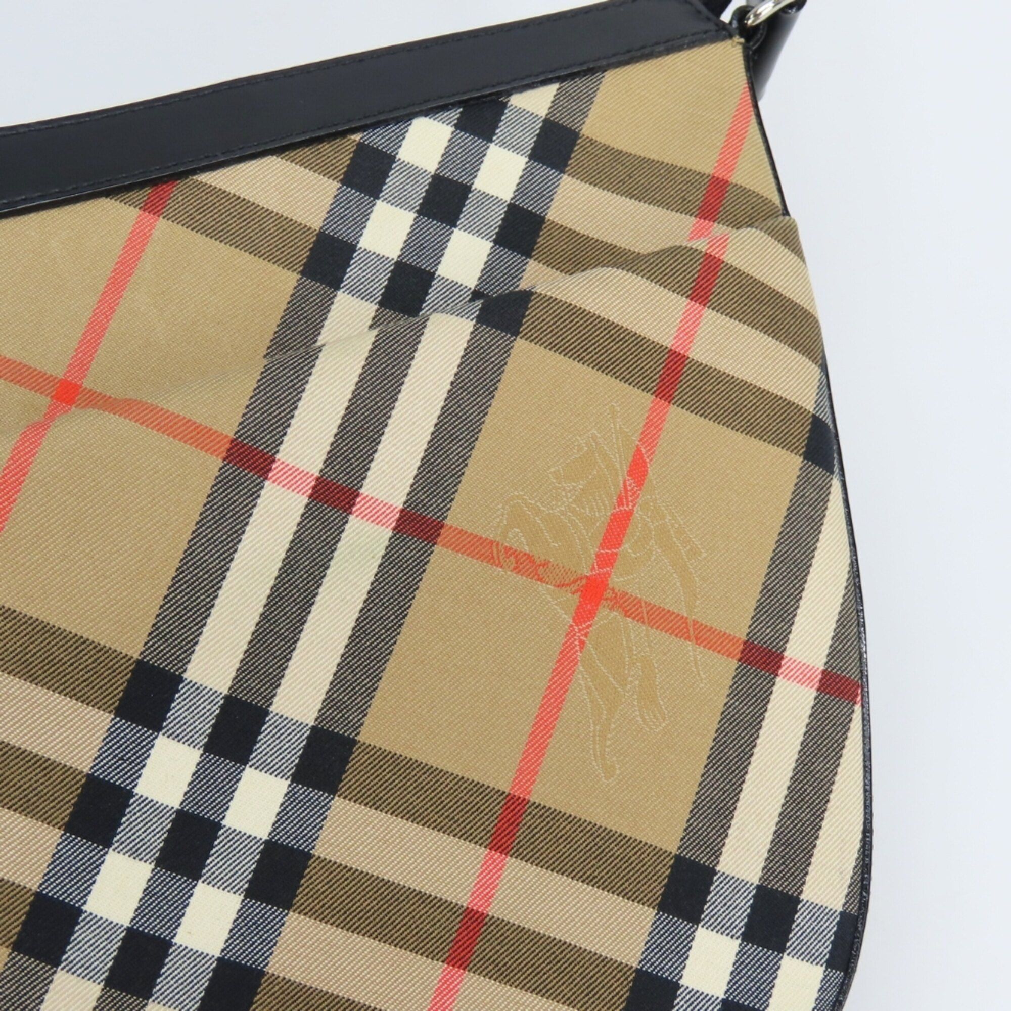 Canvas Leather Shoulder Bag (Pre-Owned) - Burberry - Modalova