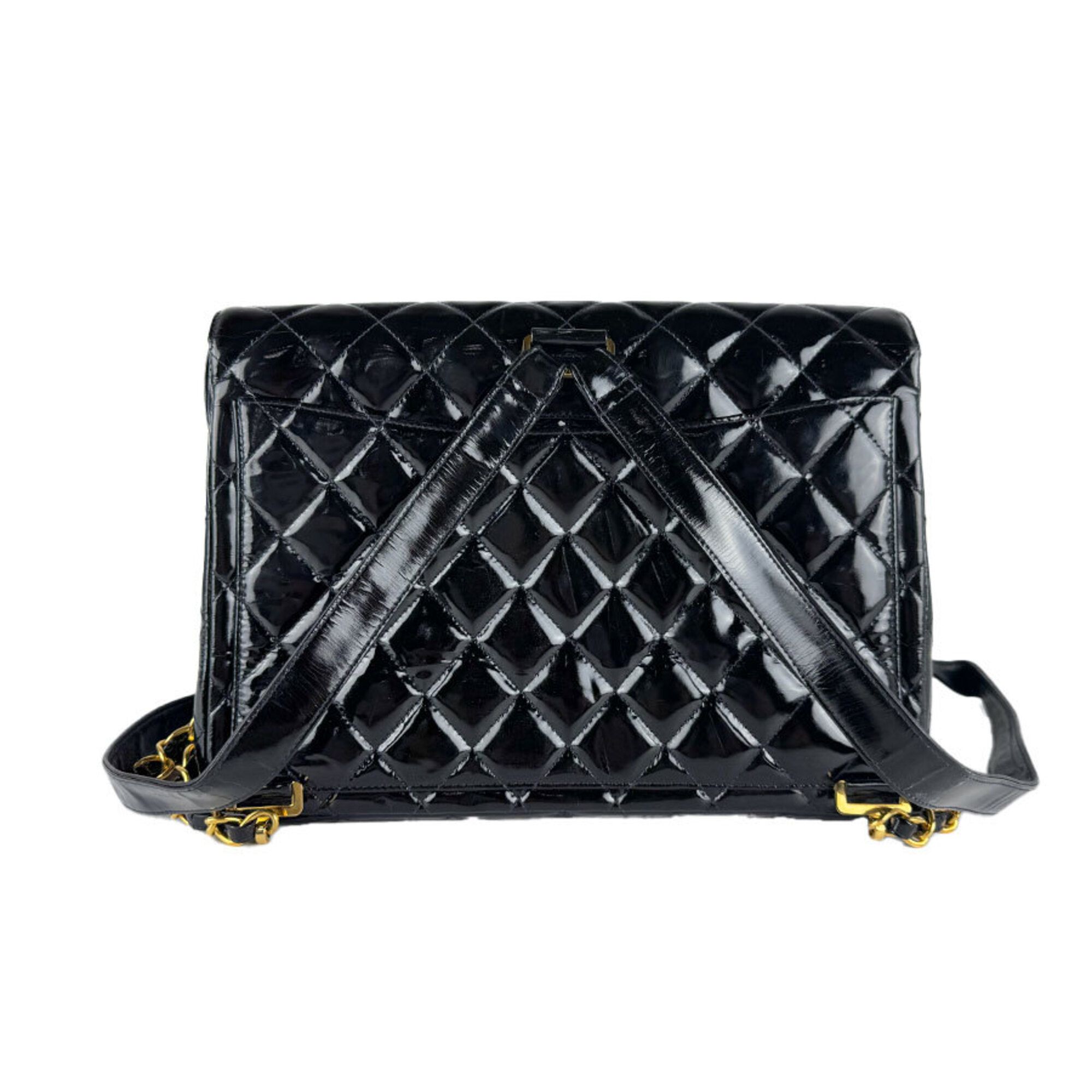Patent Leather Backpack (Pre-Owned) - Chanel - Modalova