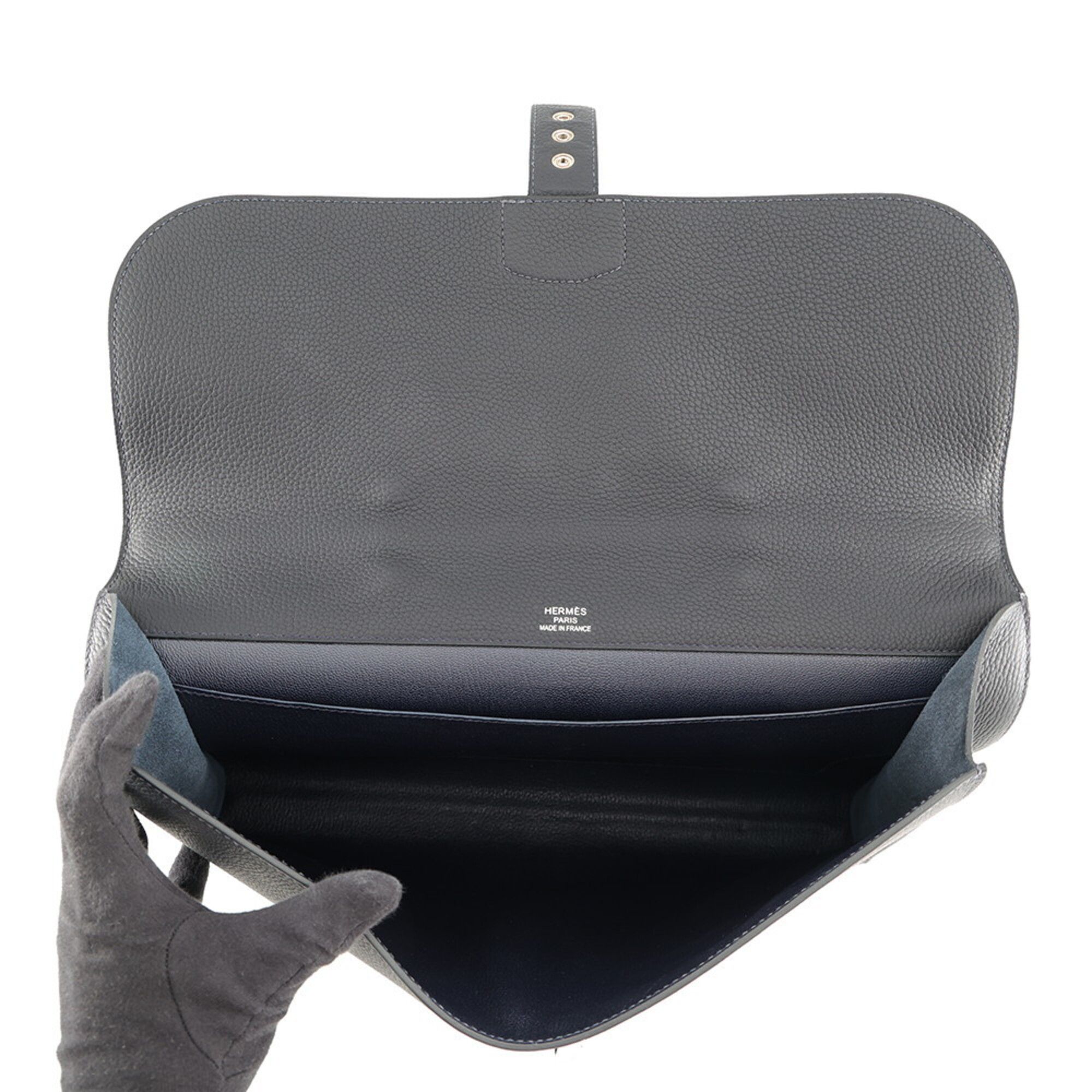 Togo Leather Briefcase (Pre-Owned) - Hermes - Modalova