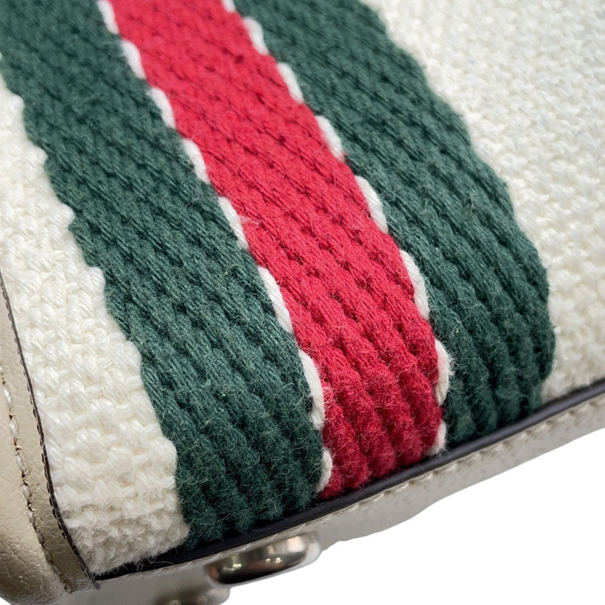 Canvas Leather Handbag Tote Bag (Pre-Owned) - Gucci - Modalova