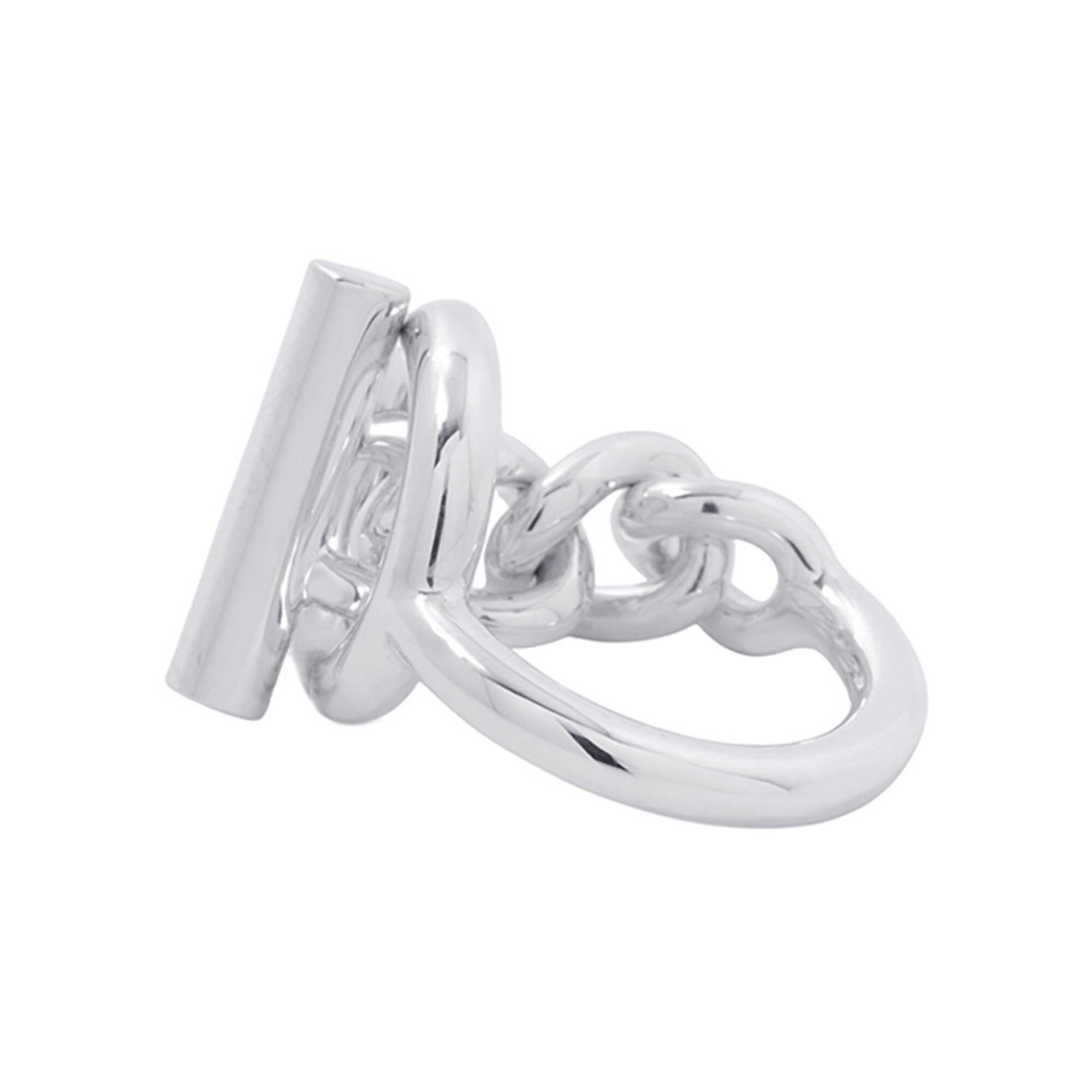Silver 925 Band Ring (Pre-Owned) - Hermes - Modalova
