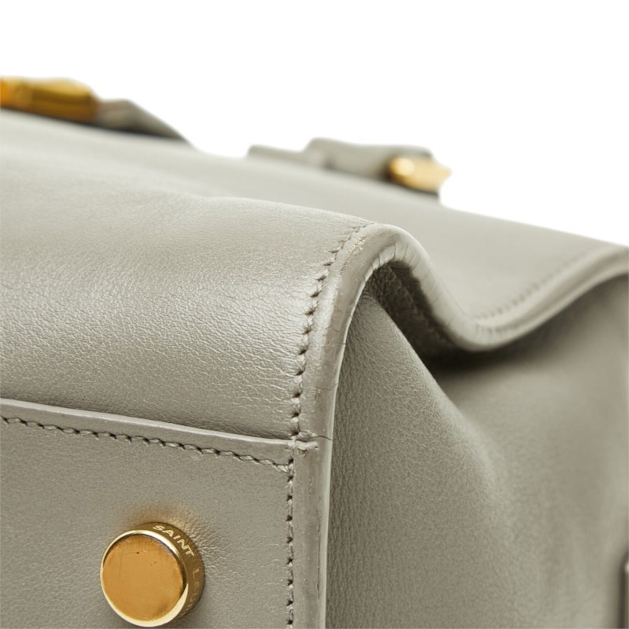 Leather Handbag Shoulder Bag (Pre-Owned) - Saint Laurent - Modalova