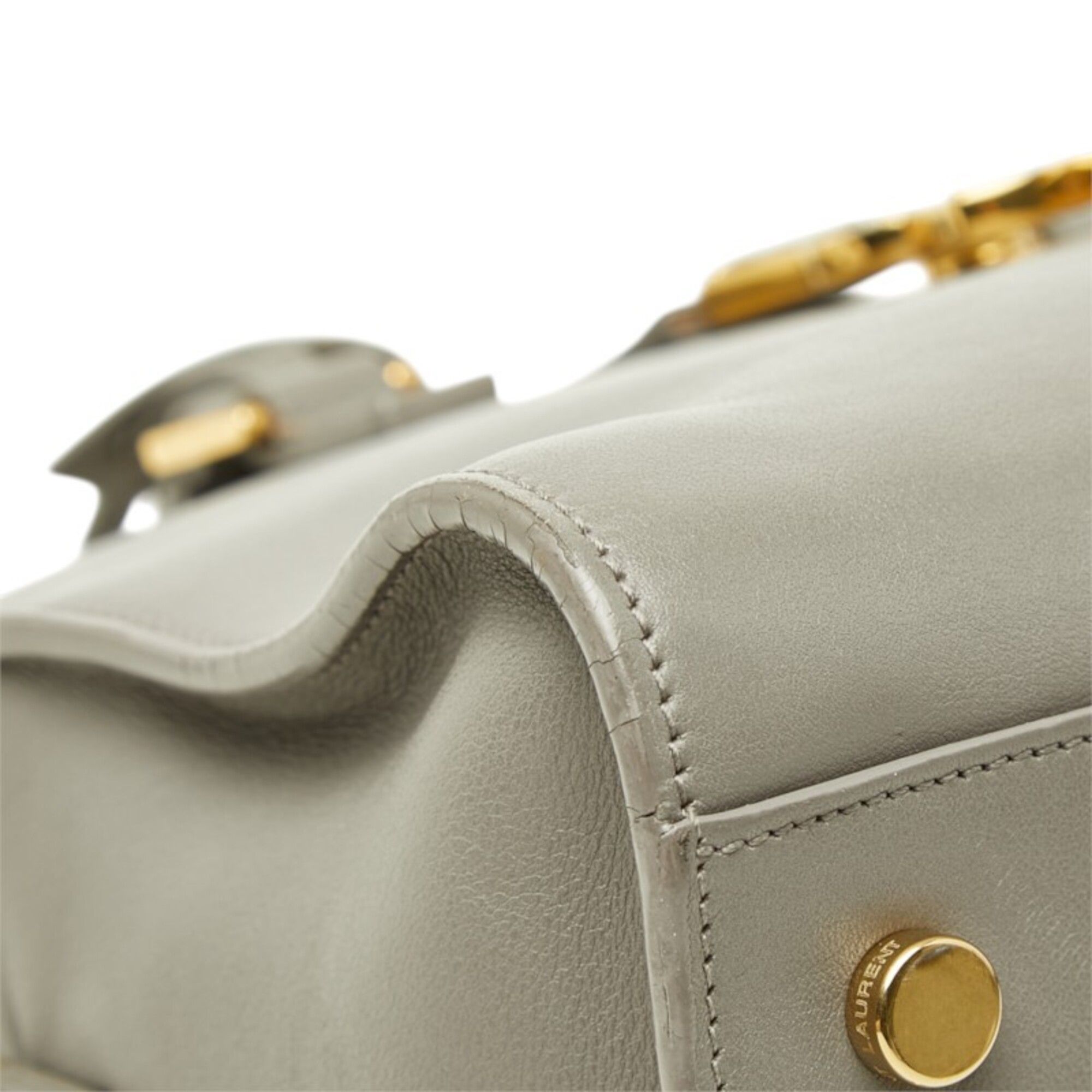 Leather Handbag Shoulder Bag (Pre-Owned) - Saint Laurent - Modalova