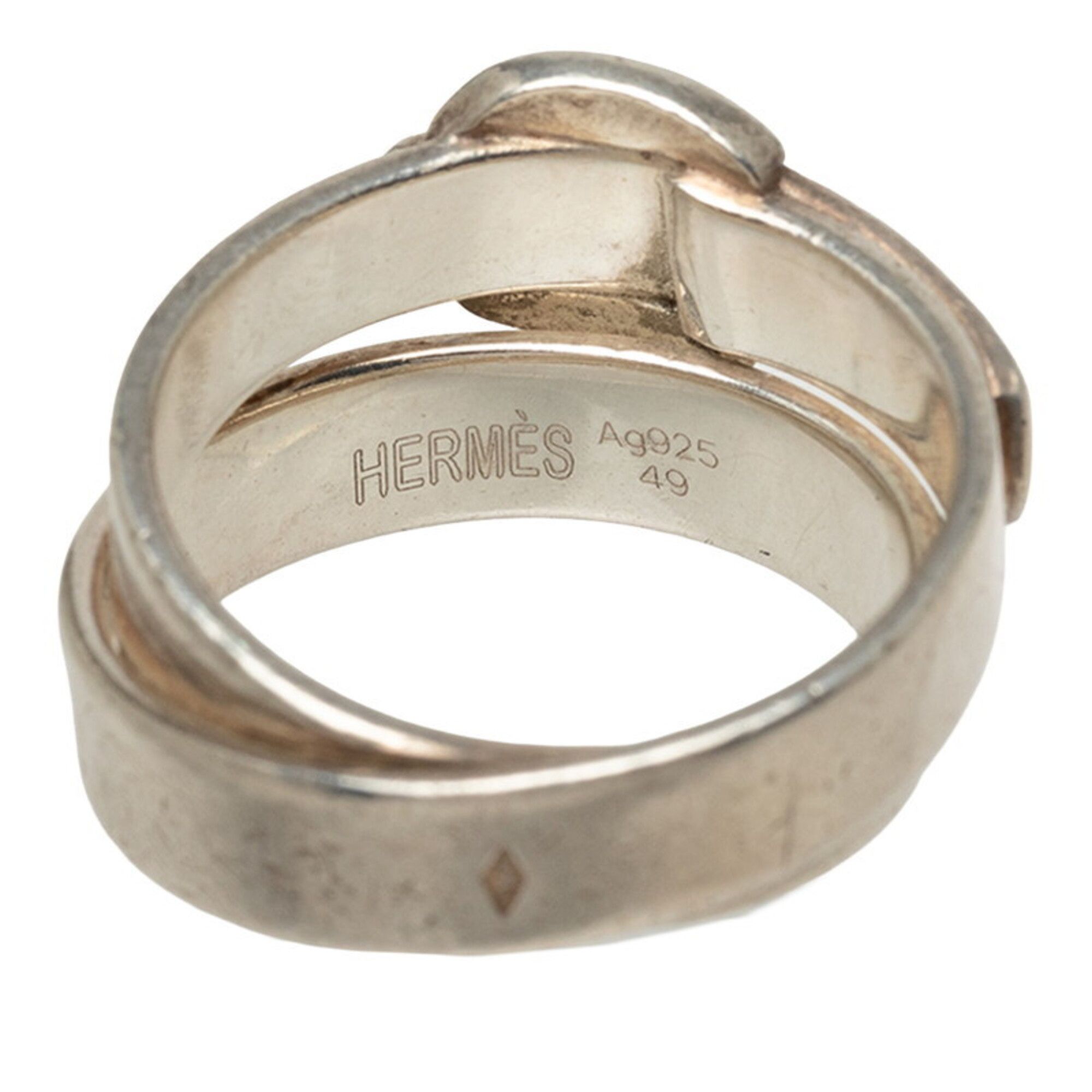Silver 925 Band Ring (Pre-Owned) - Hermes - Modalova