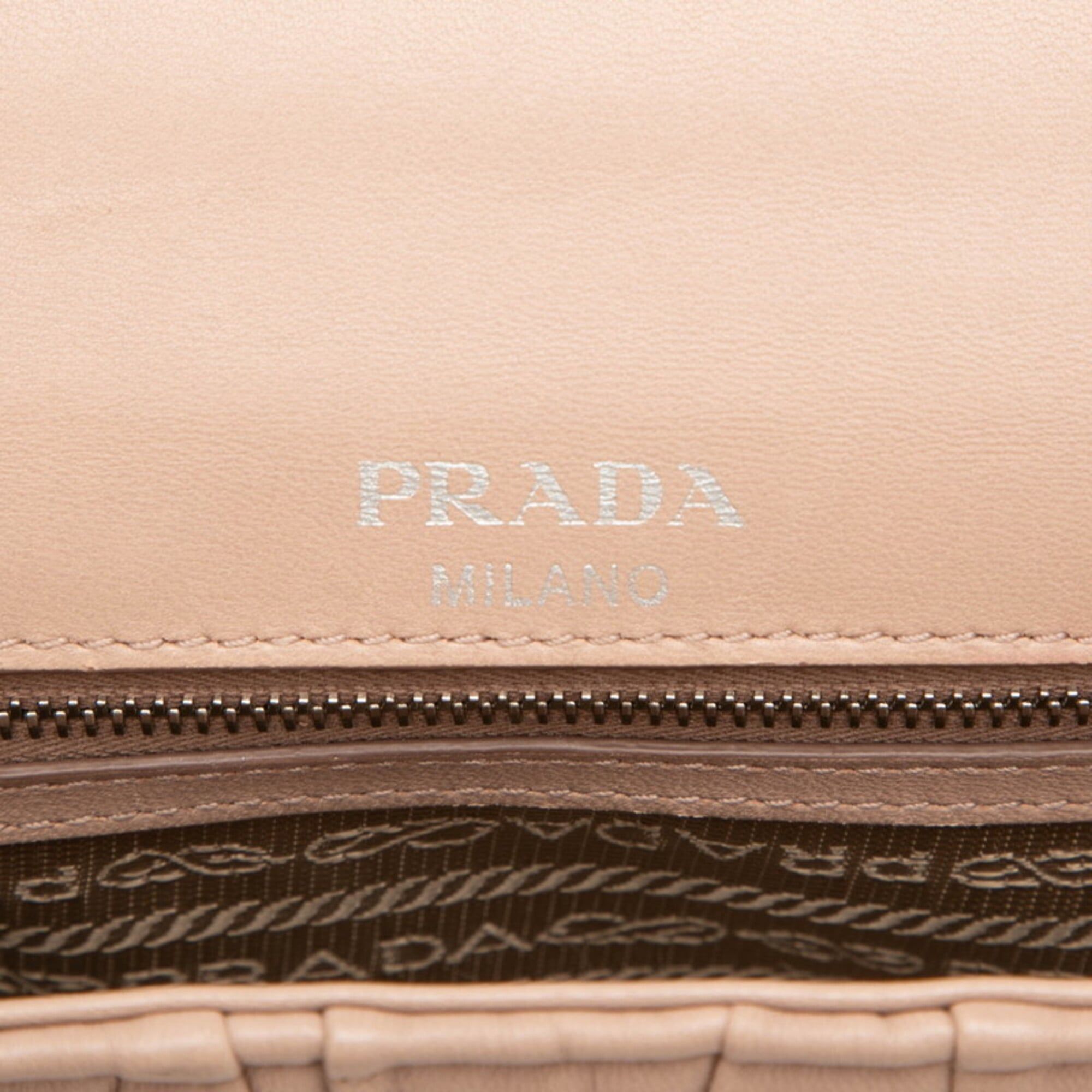 Leather Shoulder Bag (Pre-Owned) - Prada - Modalova