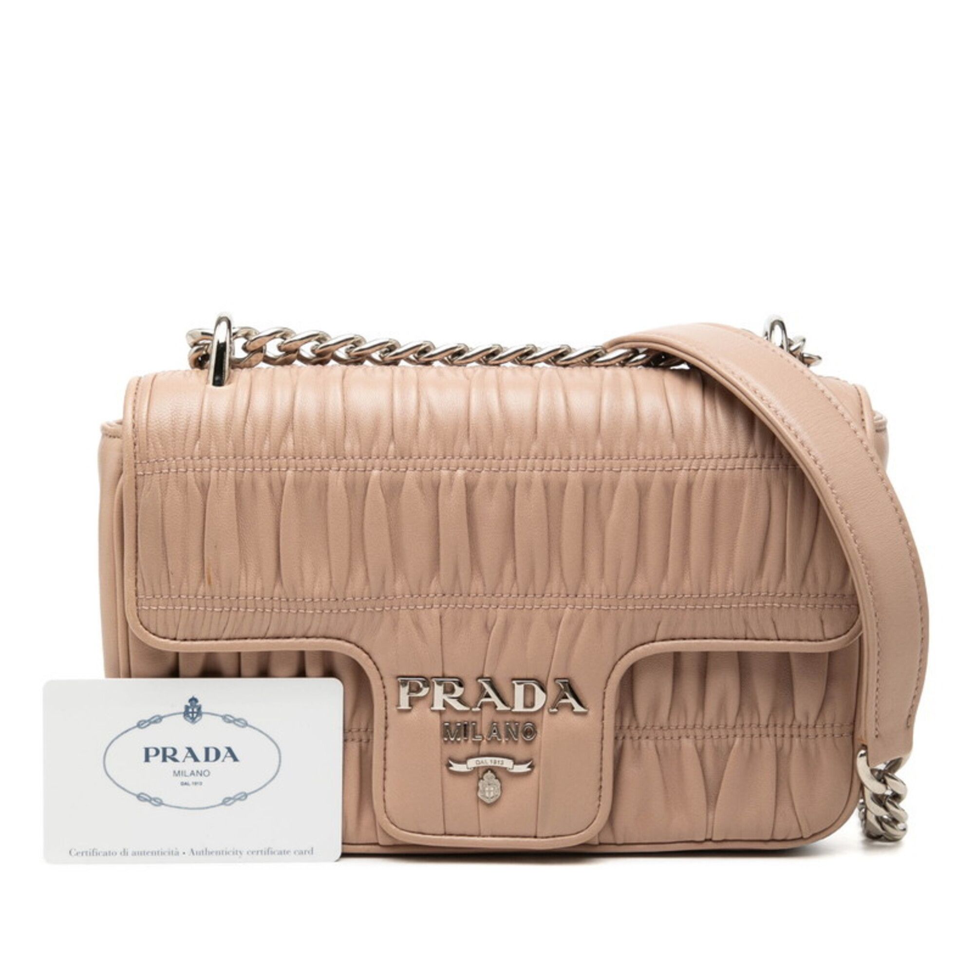 Leather Shoulder Bag (Pre-Owned) - Prada - Modalova
