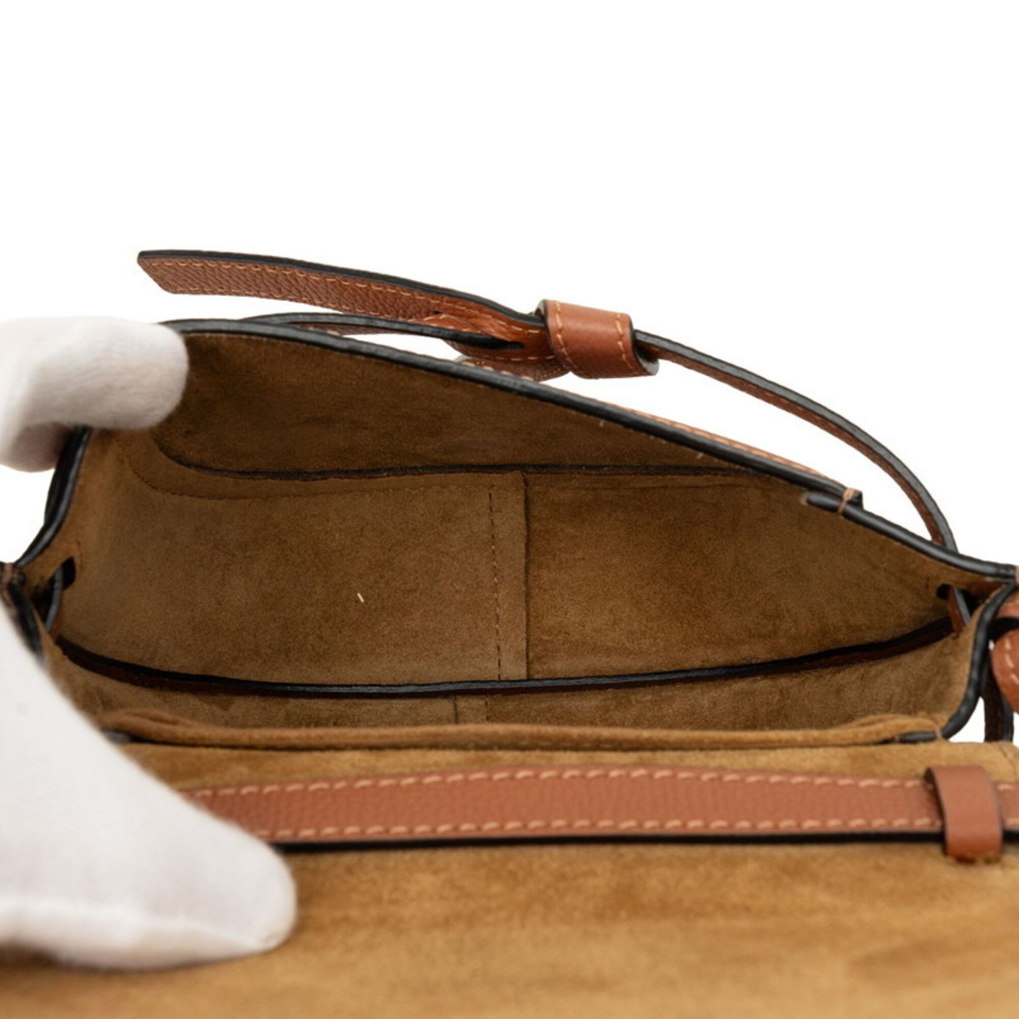 Leather Shoulder Bag (Pre-Owned) - Loewe - Modalova