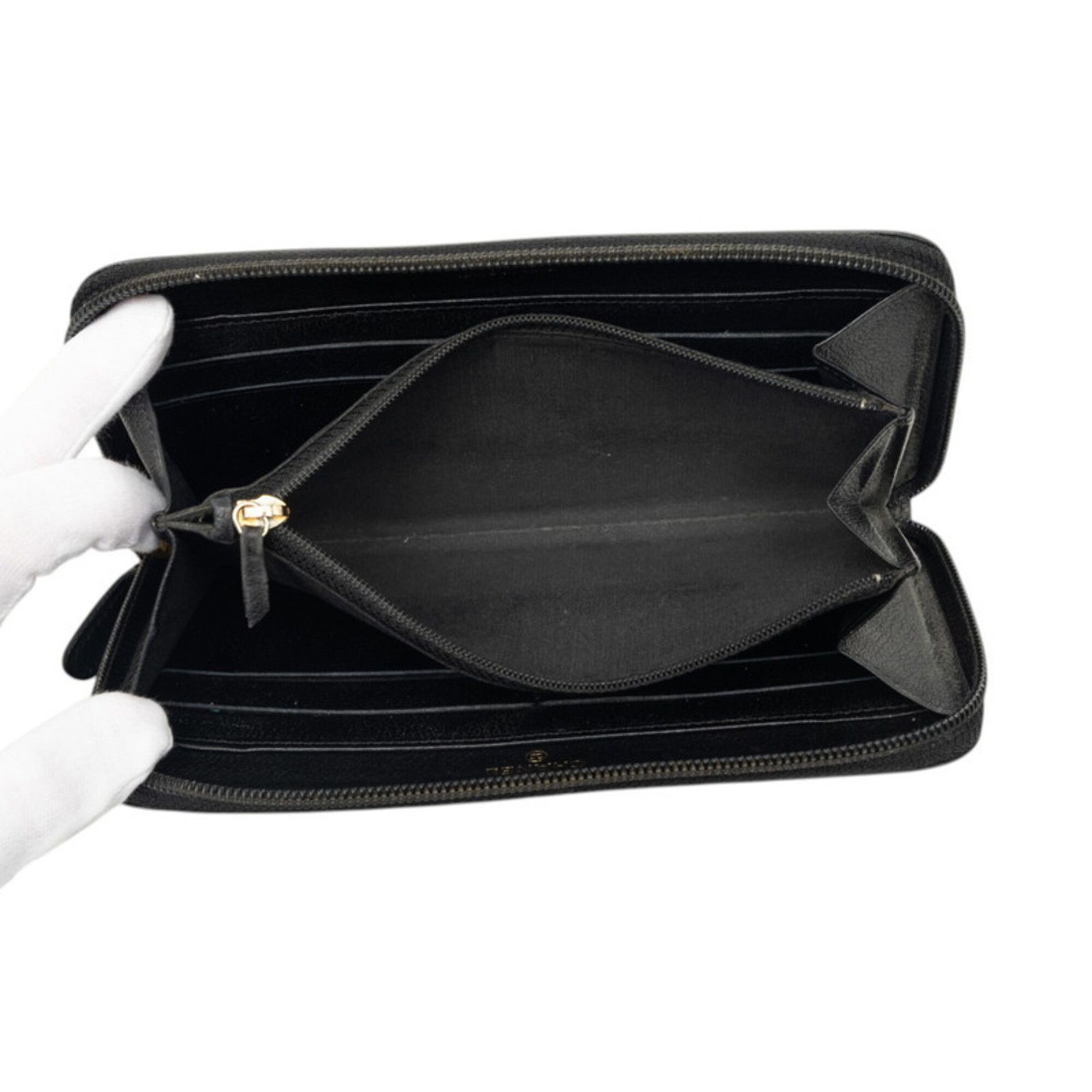 Leather Long Wallet (Bi-Fold) (Pre-Owned) - Chanel - Modalova