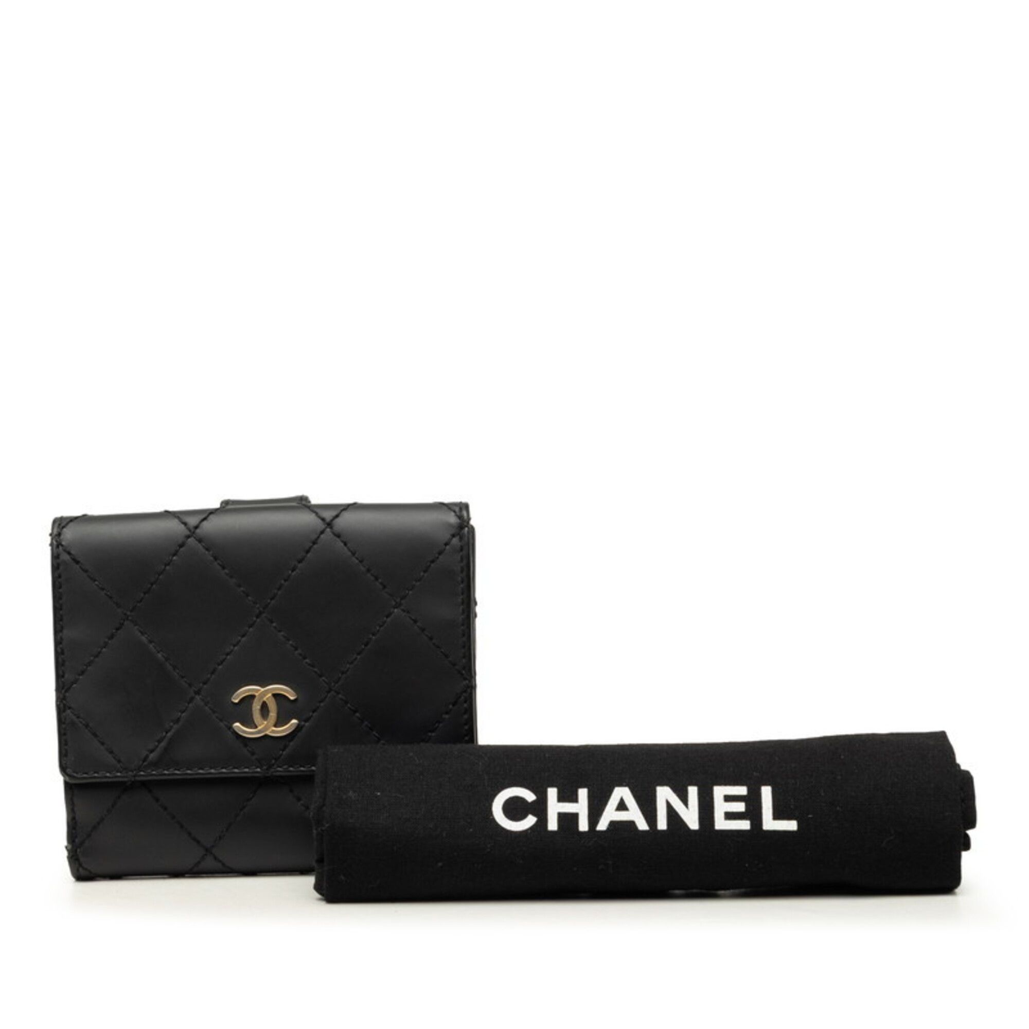 Leather Wallet (Bi-Fold) (Pre-Owned) - Chanel - Modalova