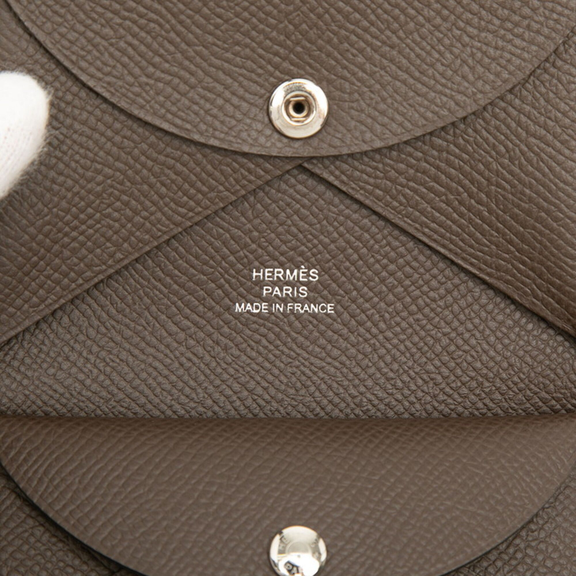 Epsom Leather Coin Purse/Coin Case (Pre-Owned) - Hermes - Modalova