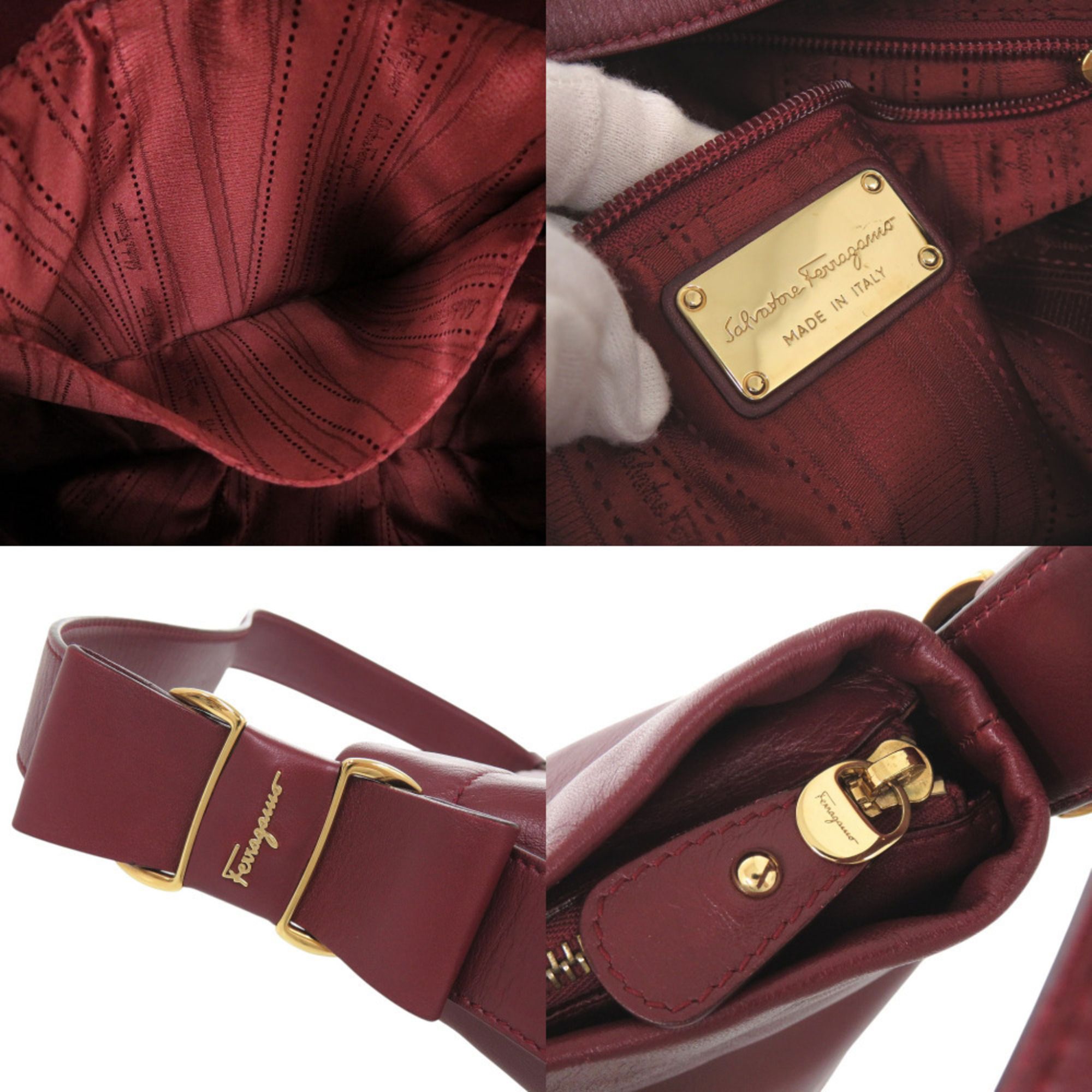 Leather Shoulder Bag (Pre-Owned) - Salvatore Ferragamo - Modalova
