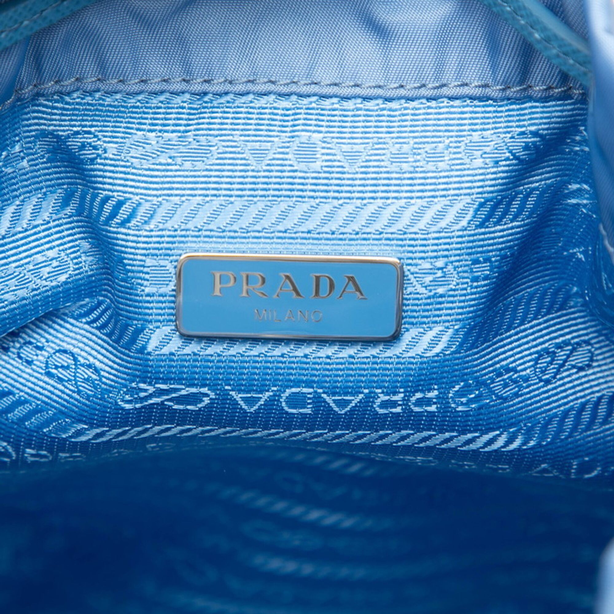 Nylon Leather Handbag Pouch (Pre-Owned) - Prada - Modalova