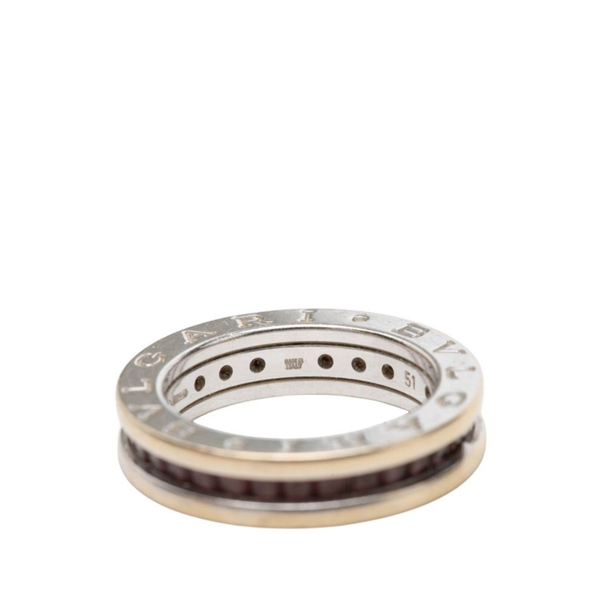 B.Zero1 White Gold (18K) Band Ring (Pre-Owned) - Bvlgari - Modalova