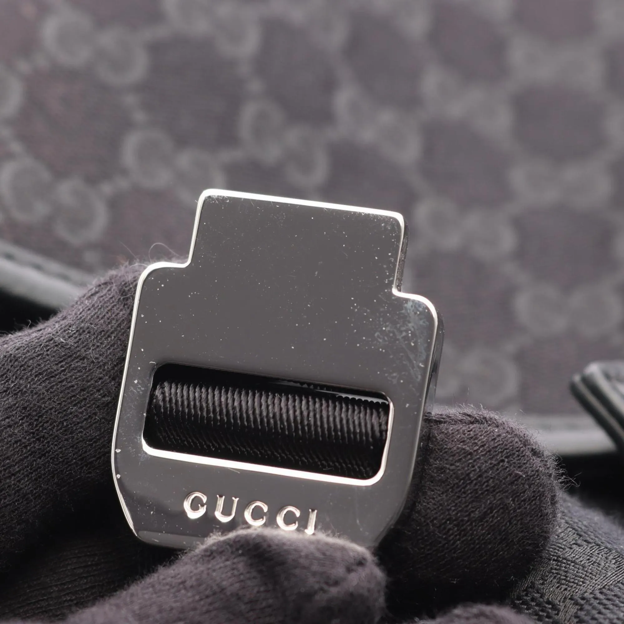 Canvas Leather Backpack Handbag (Pre-Owned) - Gucci - Modalova
