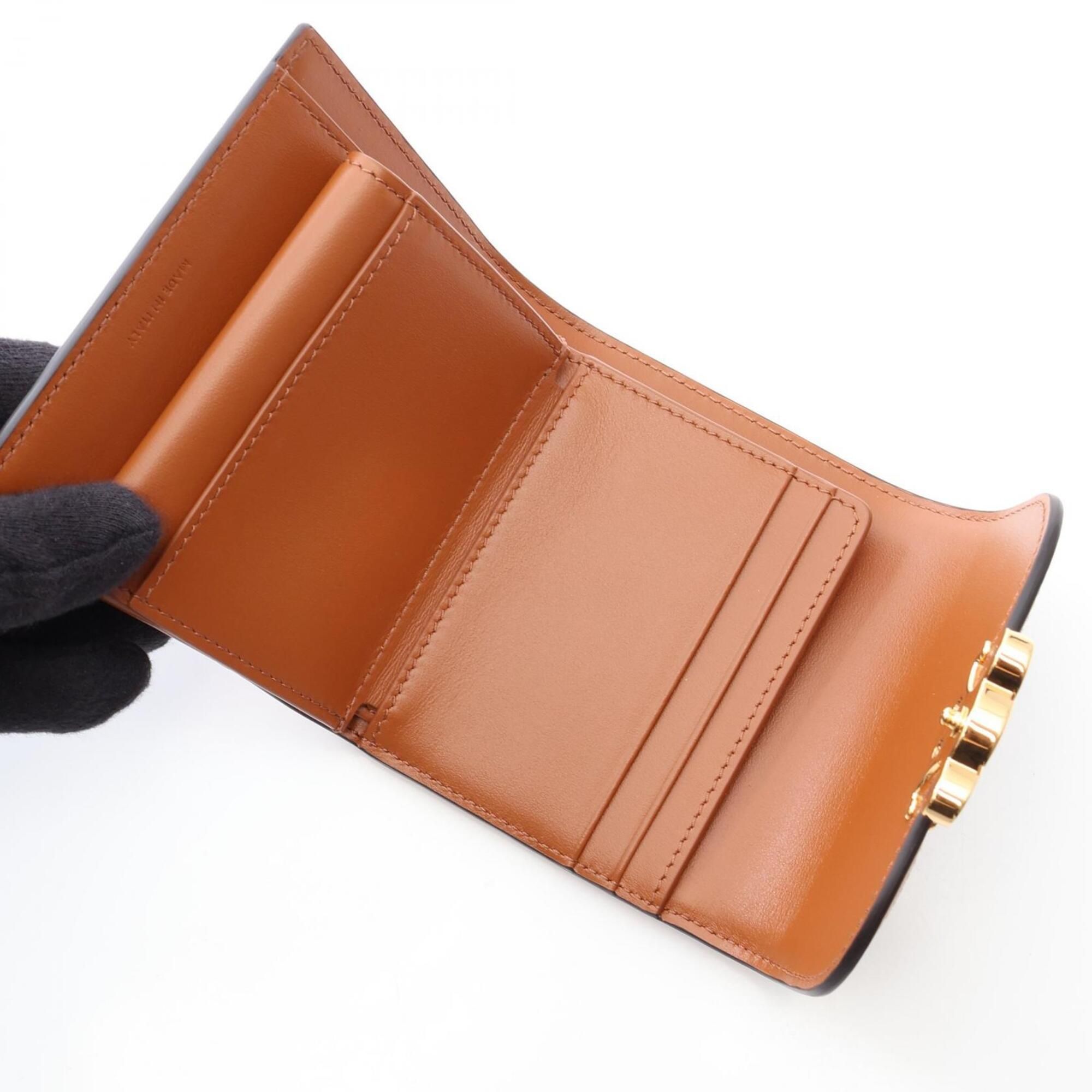 Wool Leather Wallet (Tri-Fold) (Pre-Owned) - Celine - Modalova