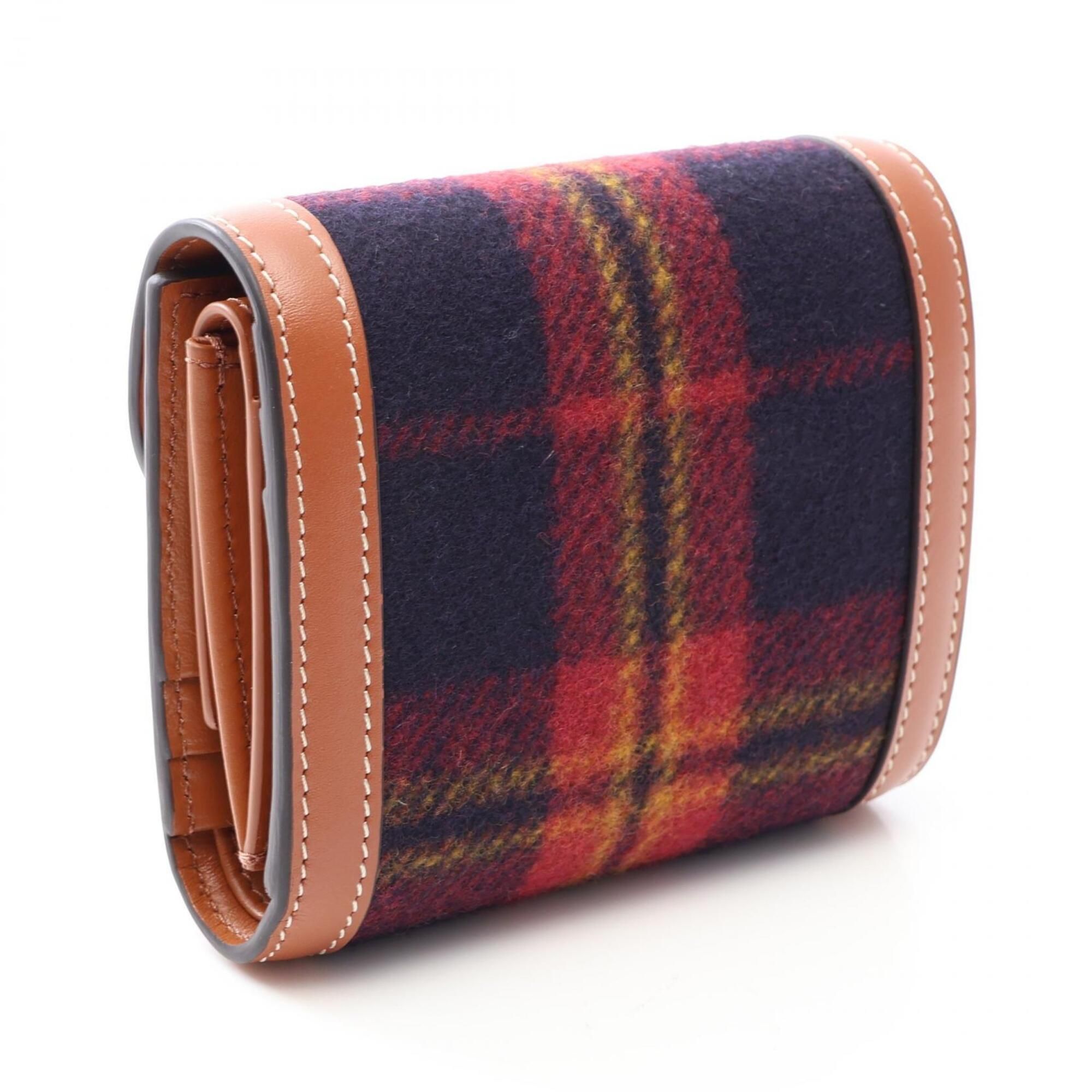 Wool Leather Wallet (Tri-Fold) (Pre-Owned) - Celine - Modalova