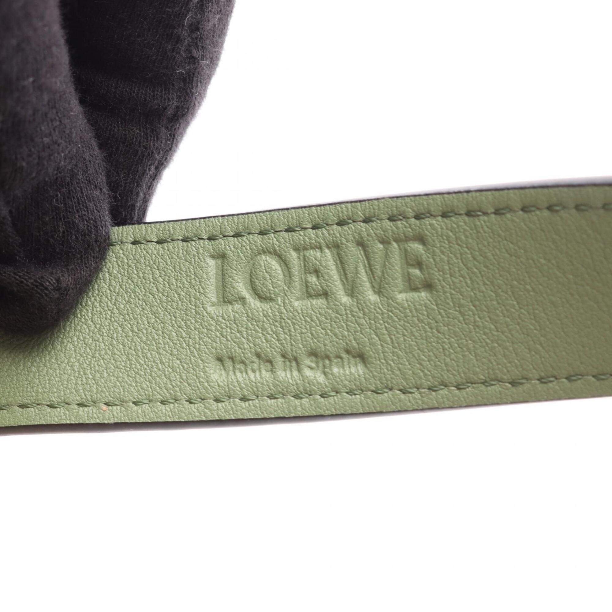 Leather Raffia Basket Handbag (Pre-Owned) - Loewe - Modalova