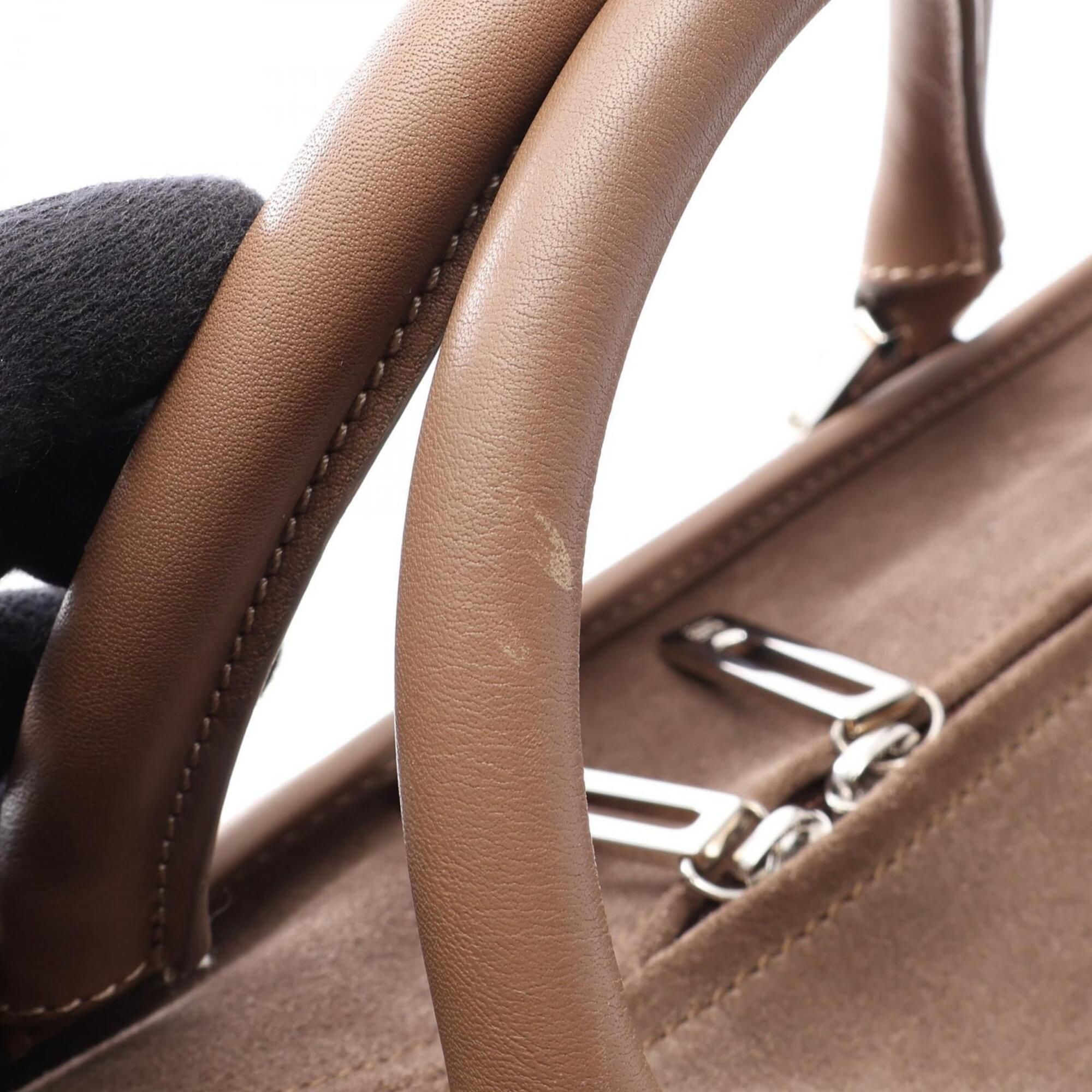 Suede Leather Handbag (Pre-Owned) - Loewe - Modalova