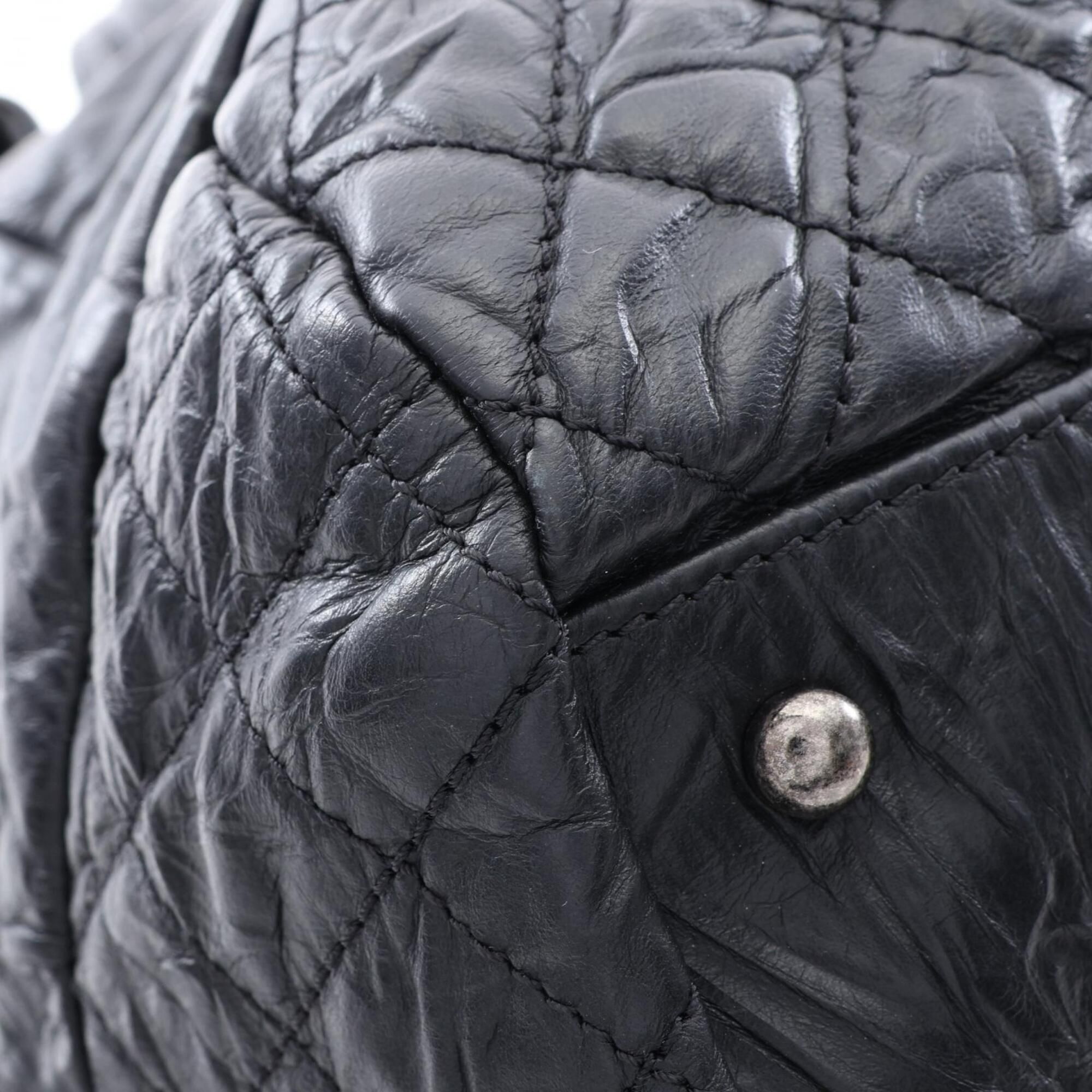 Leather Boston Bag Handbag (Pre-Owned) - Chanel - Modalova