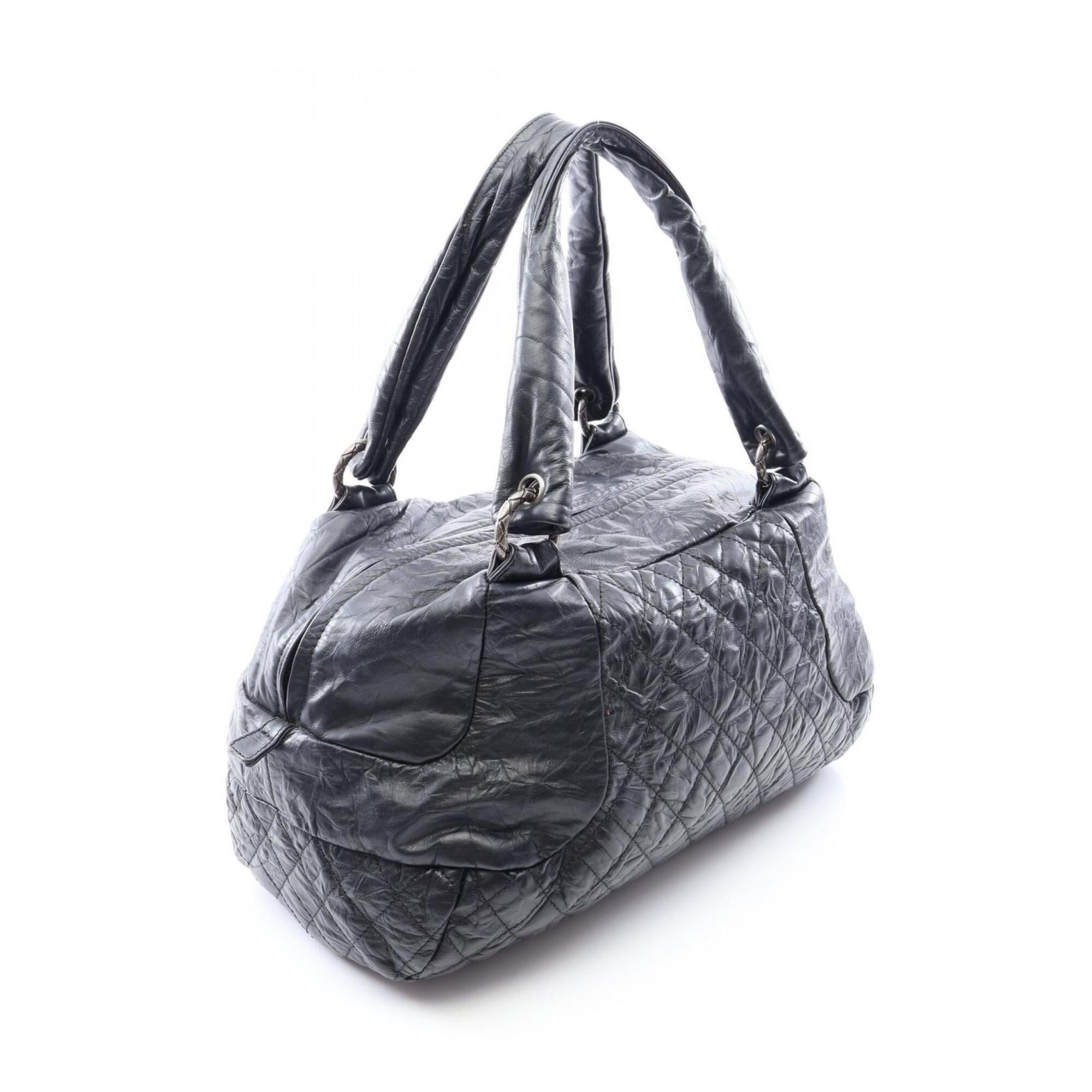 Leather Boston Bag Handbag (Pre-Owned) - Chanel - Modalova