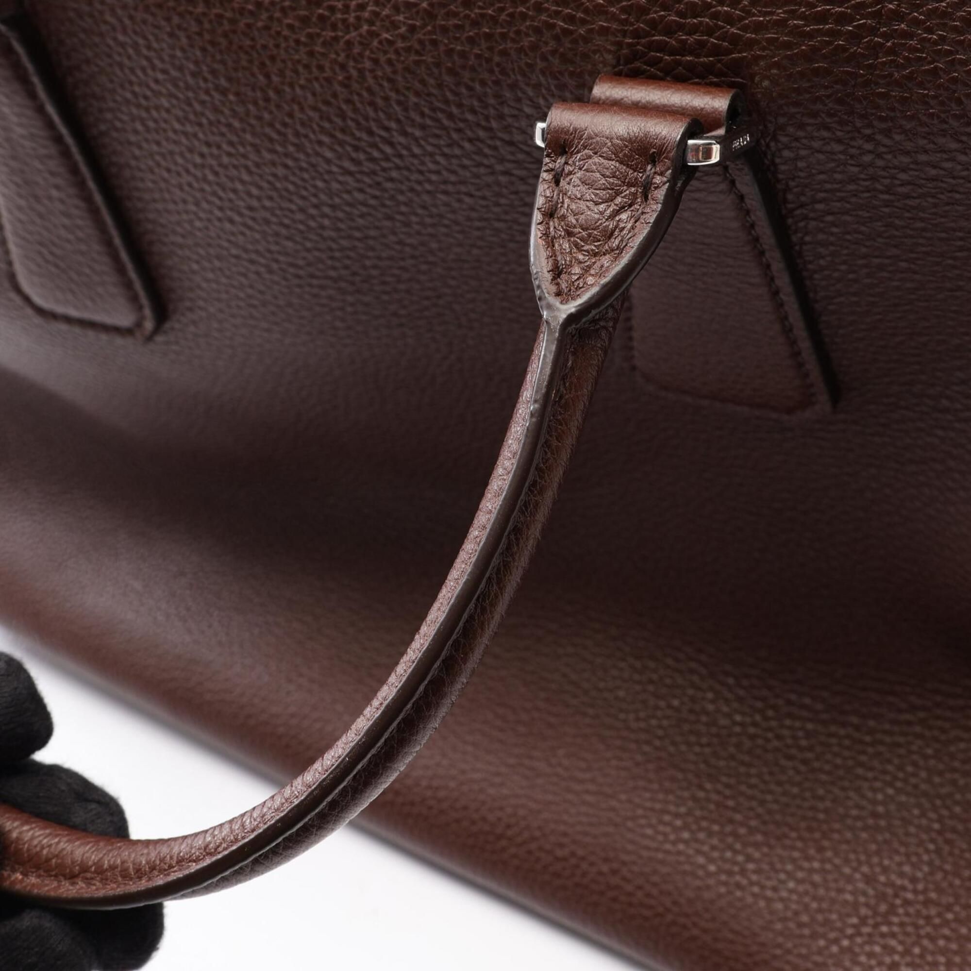Leather Handbag (Pre-Owned) - Prada - Modalova