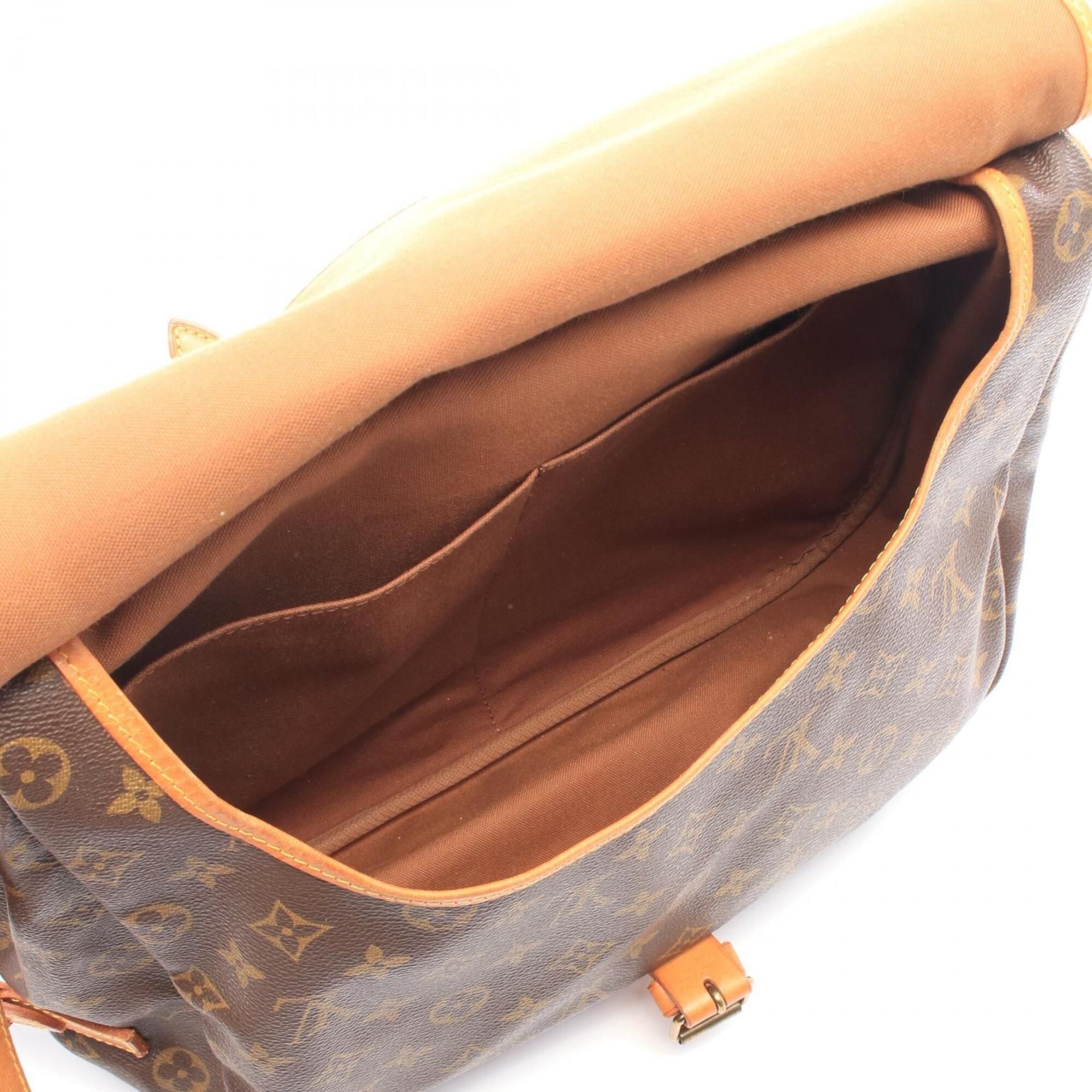Coated Canvas Leather Handbag Shoulder Bag (Pre-Owned) - Louis Vuitton - Modalova