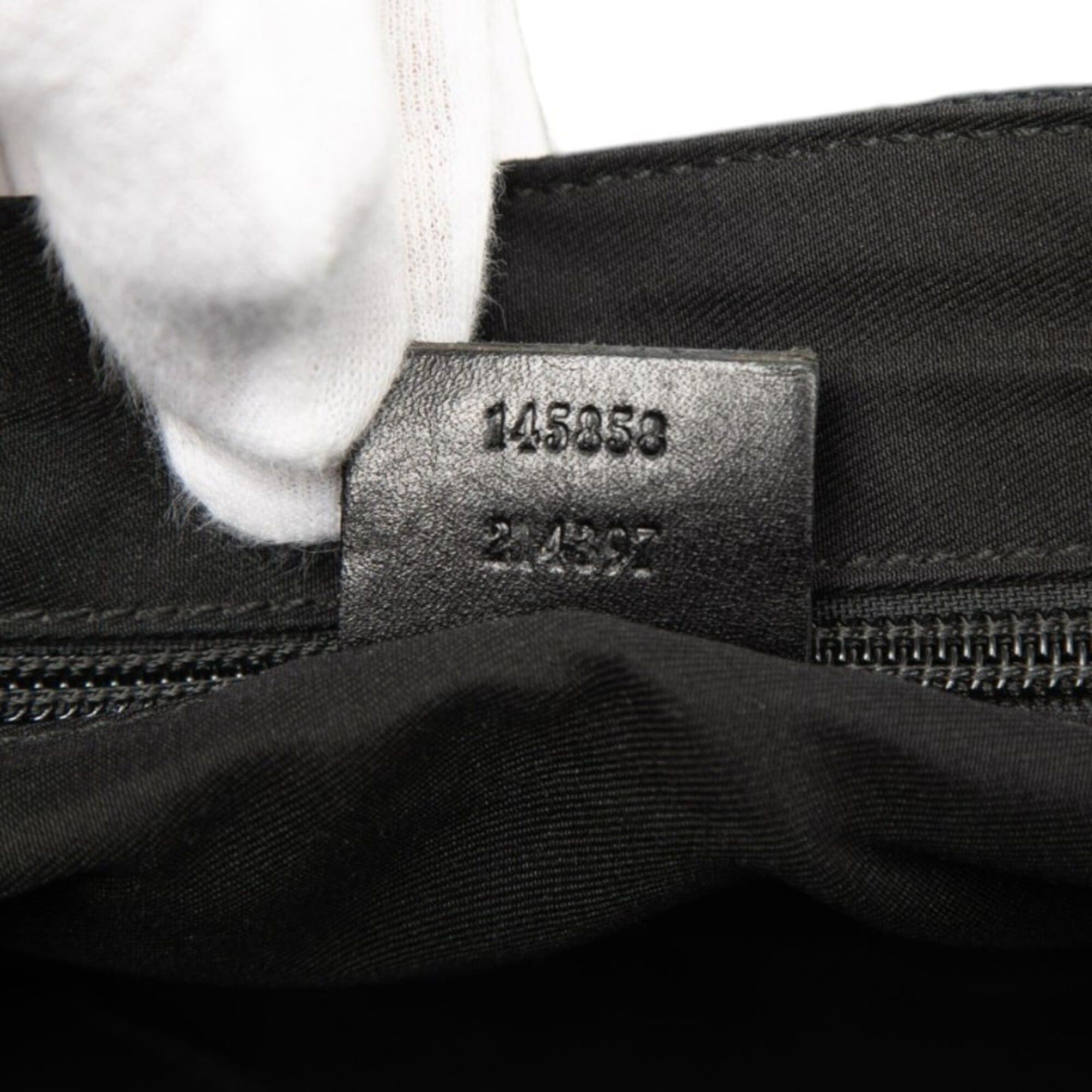 Canvas Leather Shoulder Bag (Pre-Owned) - Gucci - Modalova