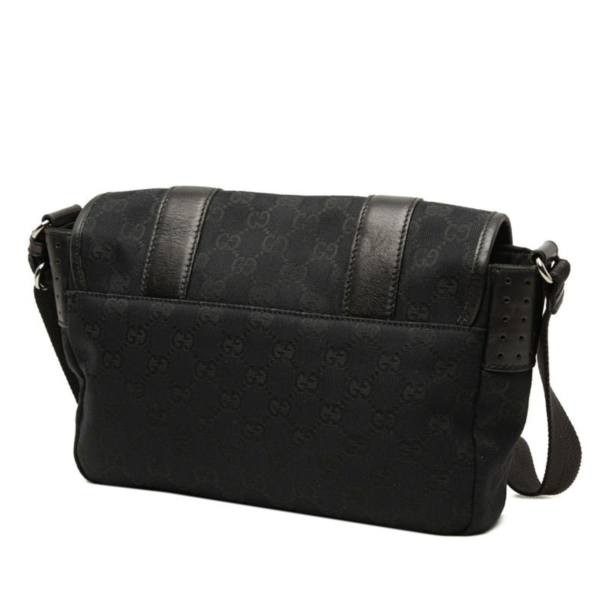 Canvas Leather Shoulder Bag (Pre-Owned) - Gucci - Modalova