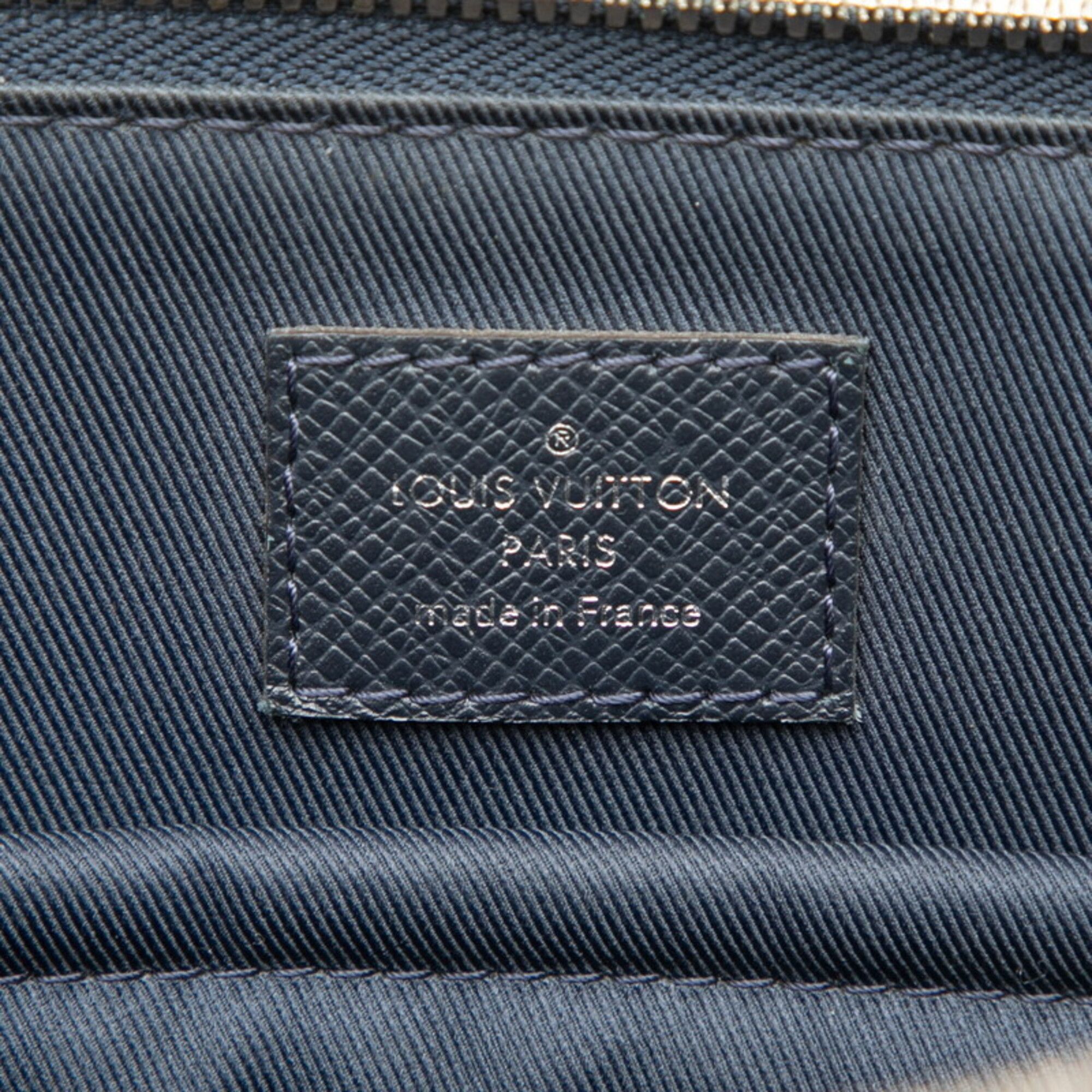 Taiga Leather Leather Briefcase Shoulder Bag (Pre-Owned) - Louis Vuitton - Modalova