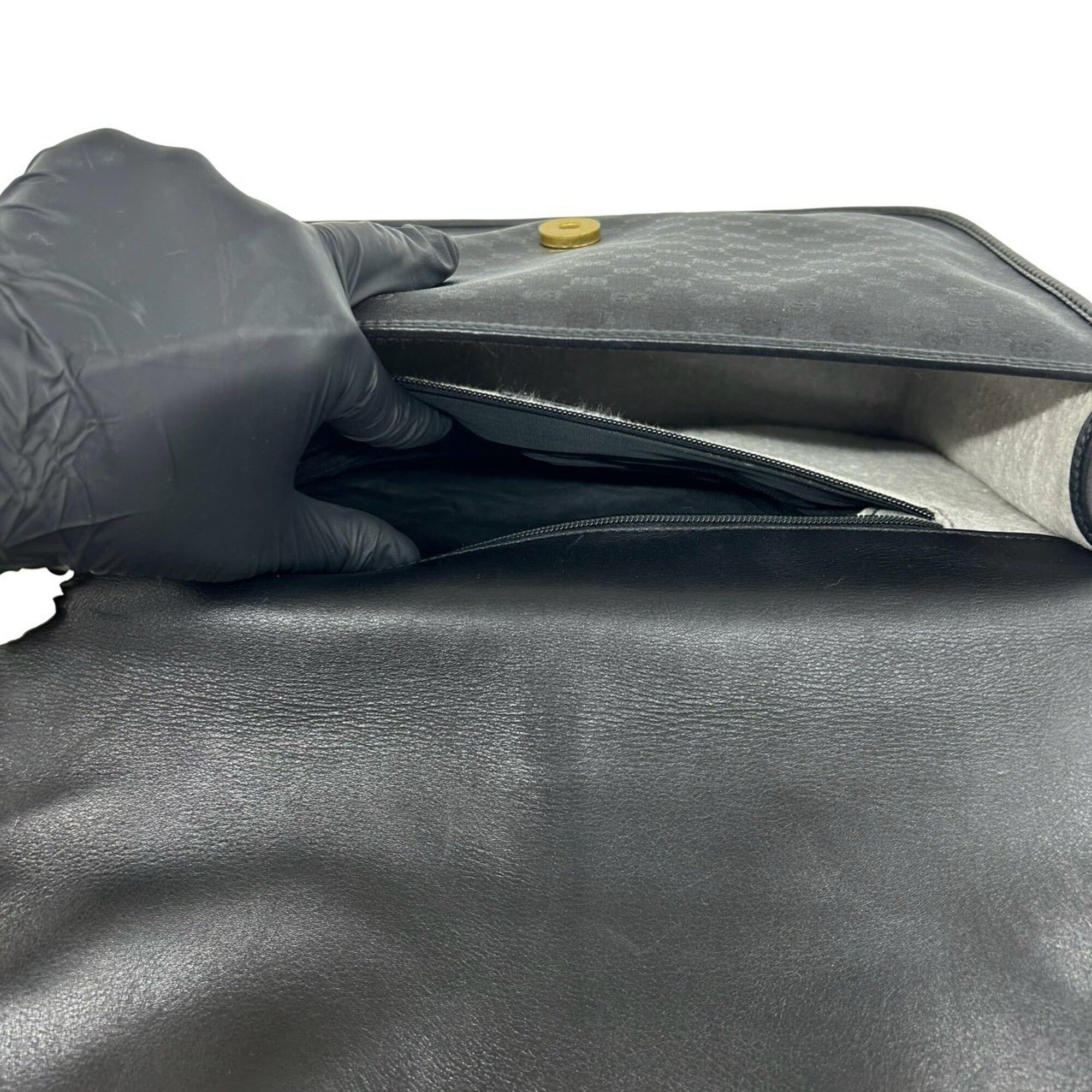 Leather Pvc Pochette Shoulder Bag (Pre-Owned) - Gucci - Modalova
