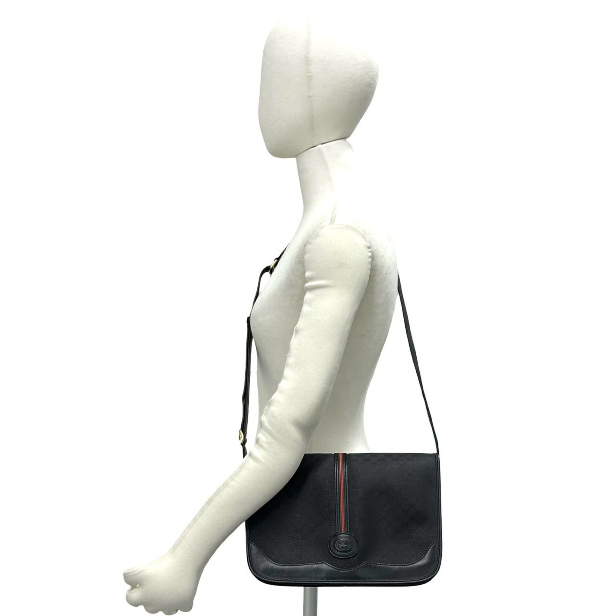 Leather Pvc Pochette Shoulder Bag (Pre-Owned) - Gucci - Modalova
