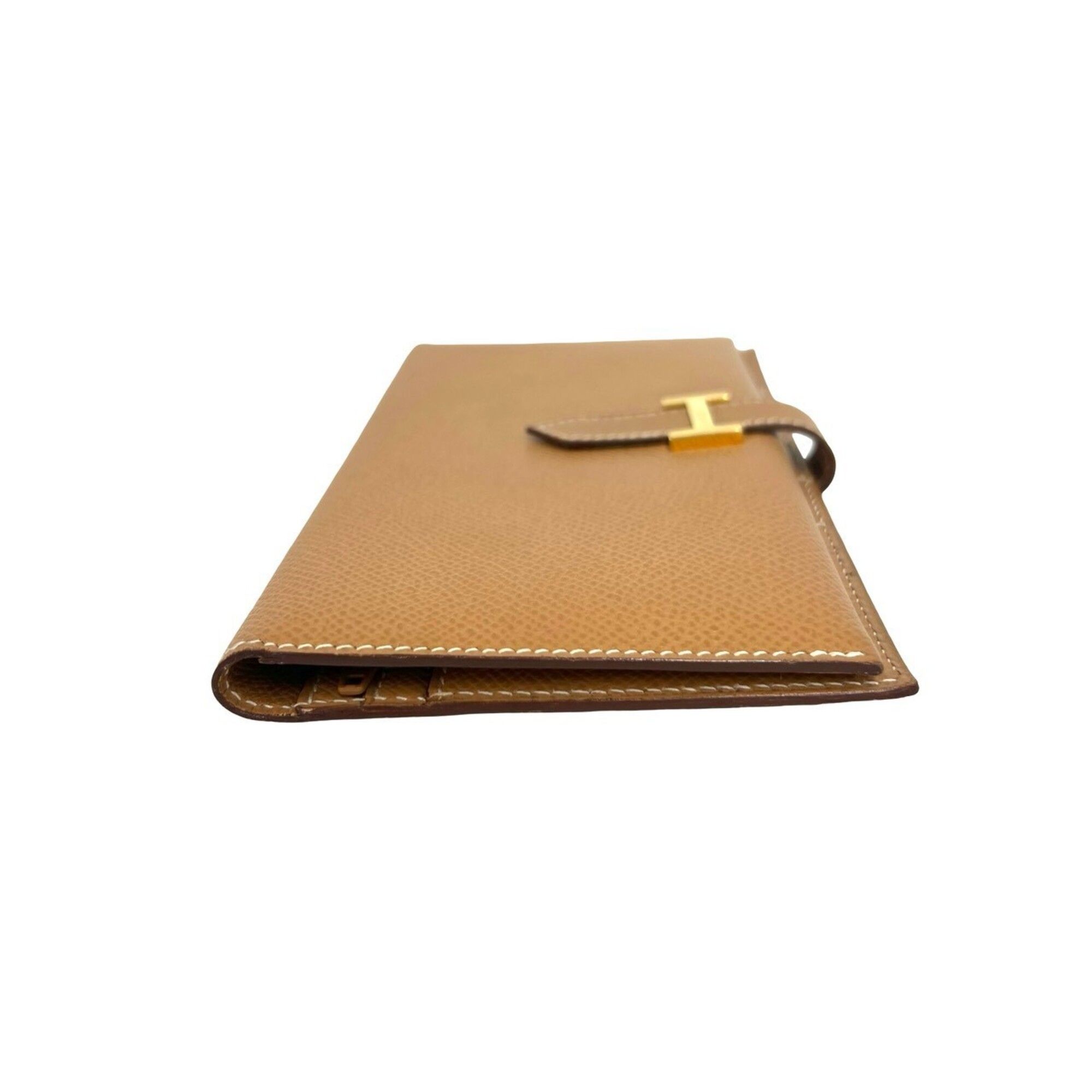 Courchevel Leather Long Wallet (Bi-Fold) (Pre-Owned) - Hermes - Modalova