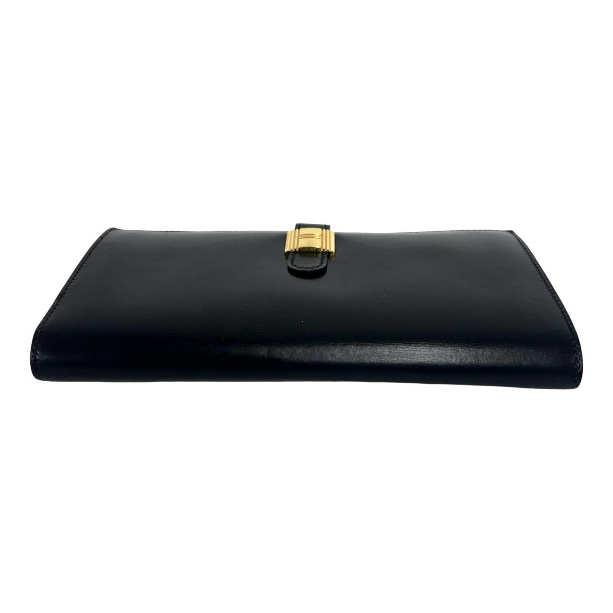 Box Calf Leather Long Wallet (Bi-Fold) (Pre-Owned) - Hermes - Modalova